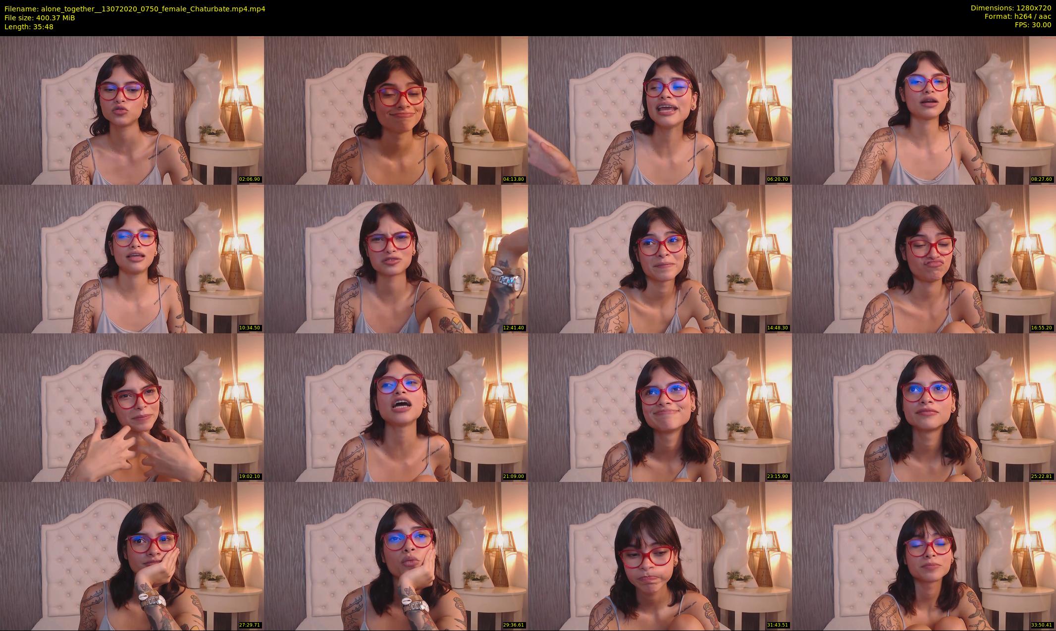 alone_together_ — 36 minute Chaturbate female cam show recording, 720p, Jul 13, 2020