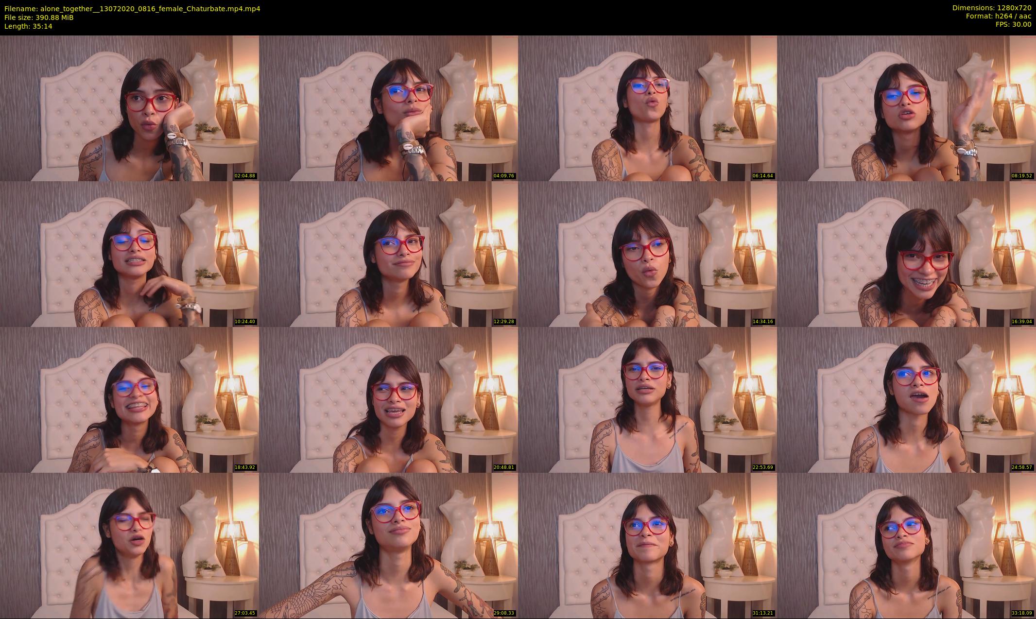alone_together_ — 36 minute Chaturbate female cam show recording, 720p, Jul 13, 2020