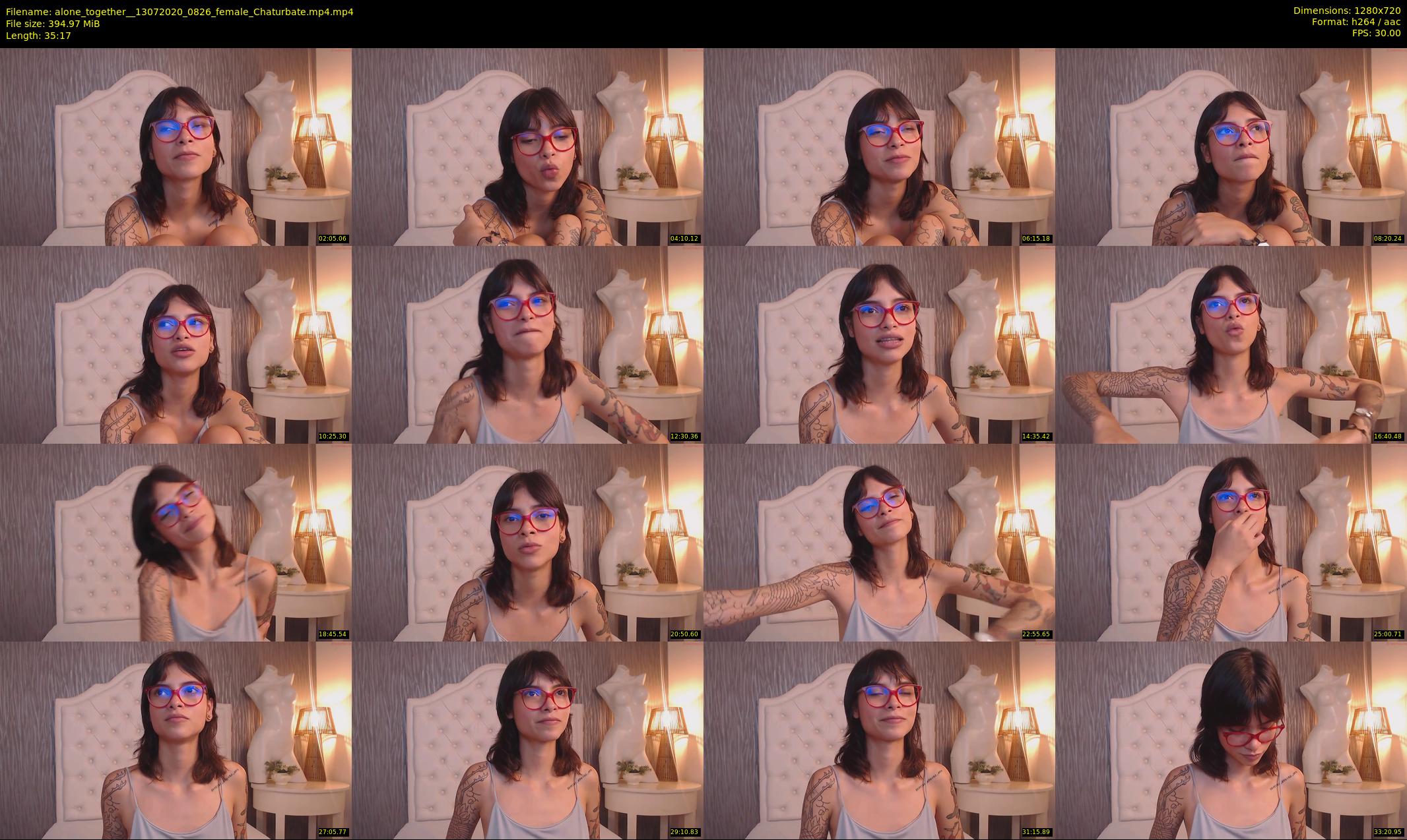 alone_together_ — 36 minute Chaturbate female cam show recording, 720p, Jul 13, 2020