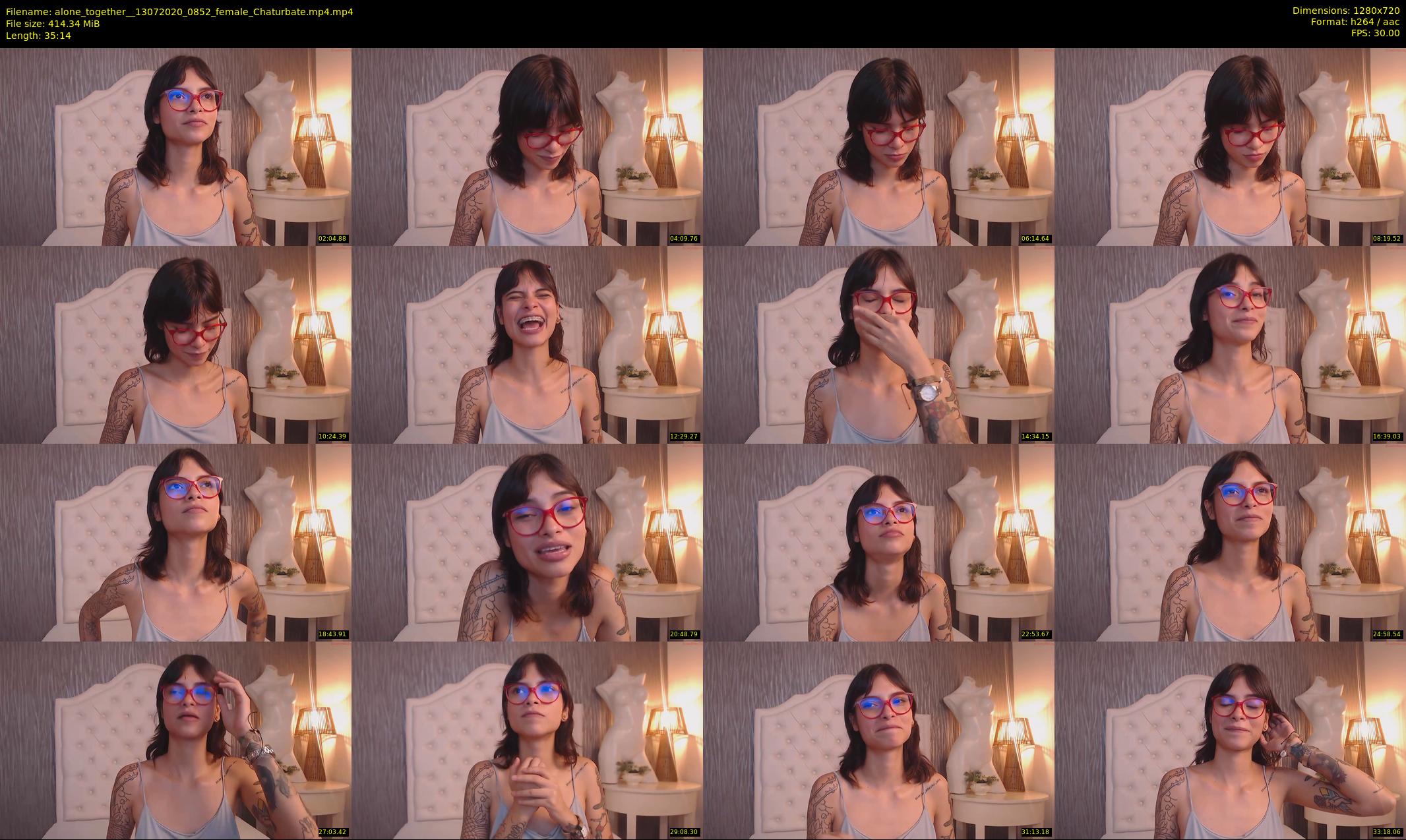 alone_together_ — 36 minute Chaturbate female cam show recording, 720p, Jul 13, 2020