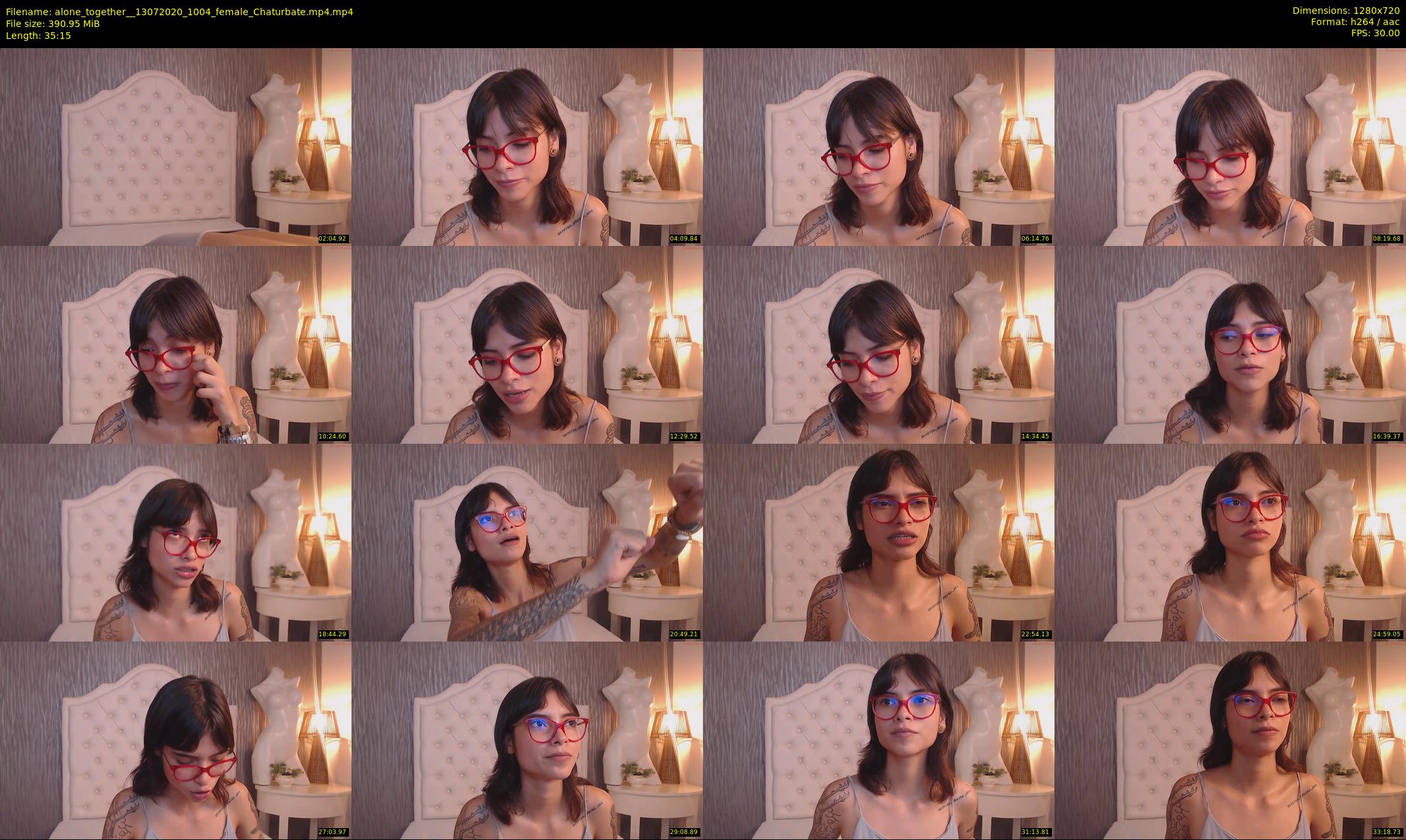 alone_together_ — 36 minute Chaturbate female cam show recording, 720p, Jul 13, 2020