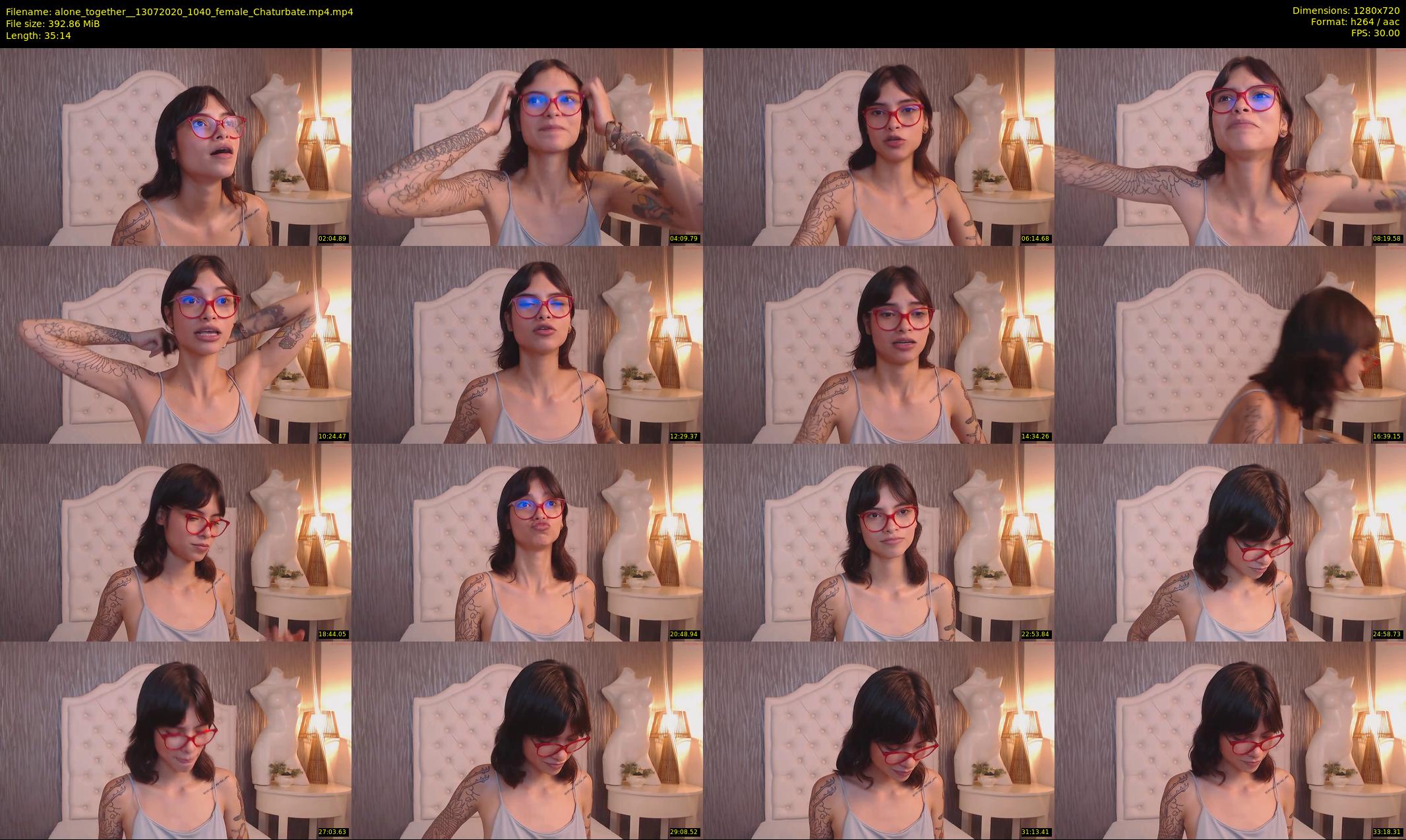 alone_together_ — 36 minute Chaturbate female cam show recording, 720p, Jul 13, 2020
