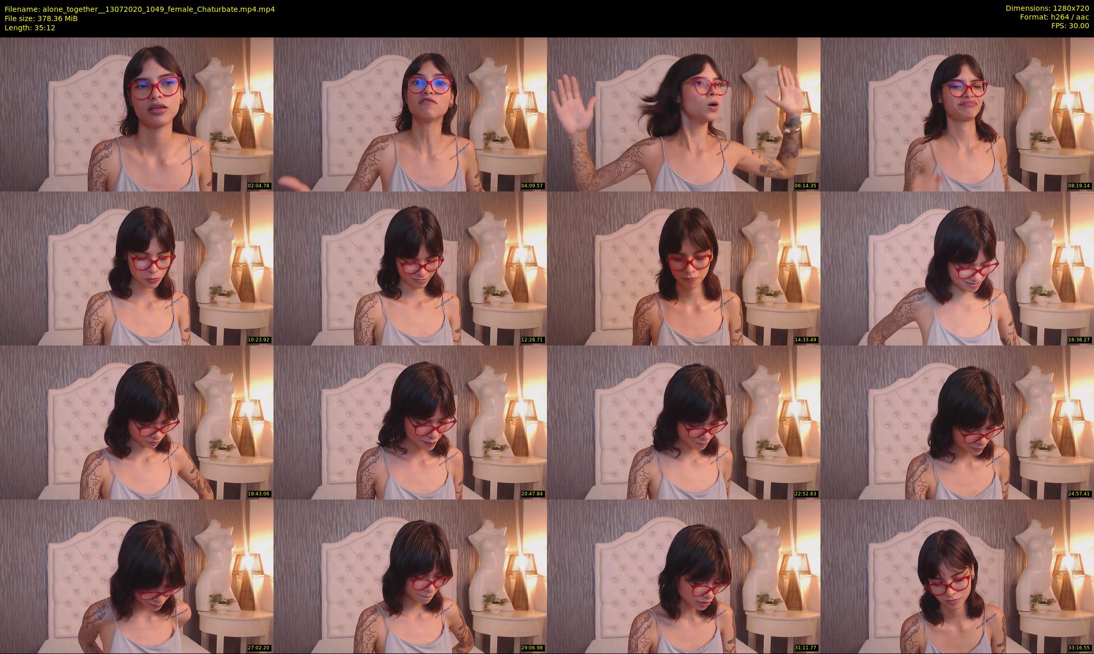 alone_together_ — 36 minute Chaturbate female cam show recording, 720p, Jul 13, 2020