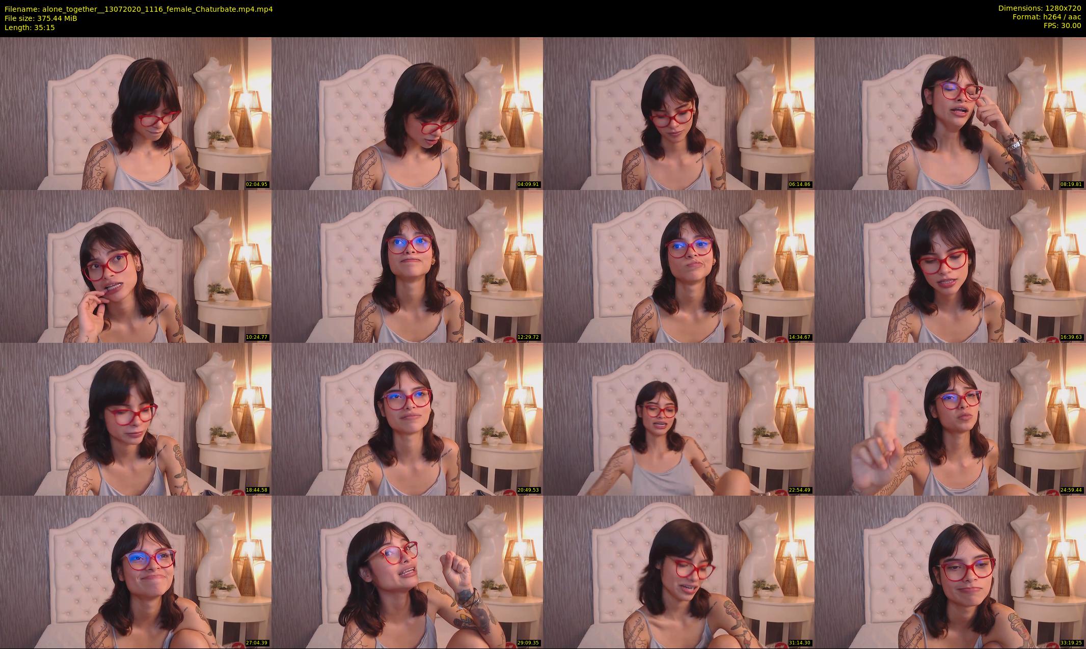 alone_together_ — 36 minute Chaturbate female cam show recording, 720p, Jul 13, 2020