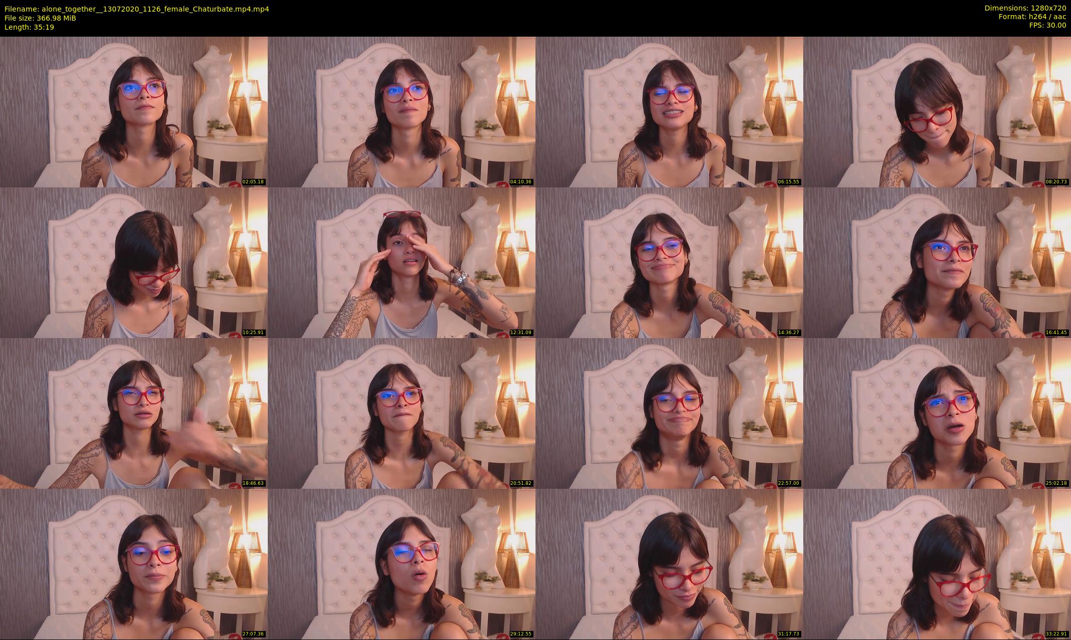 alone_together_ — 36 minute Chaturbate female cam show recording, 720p, Jul 13, 2020