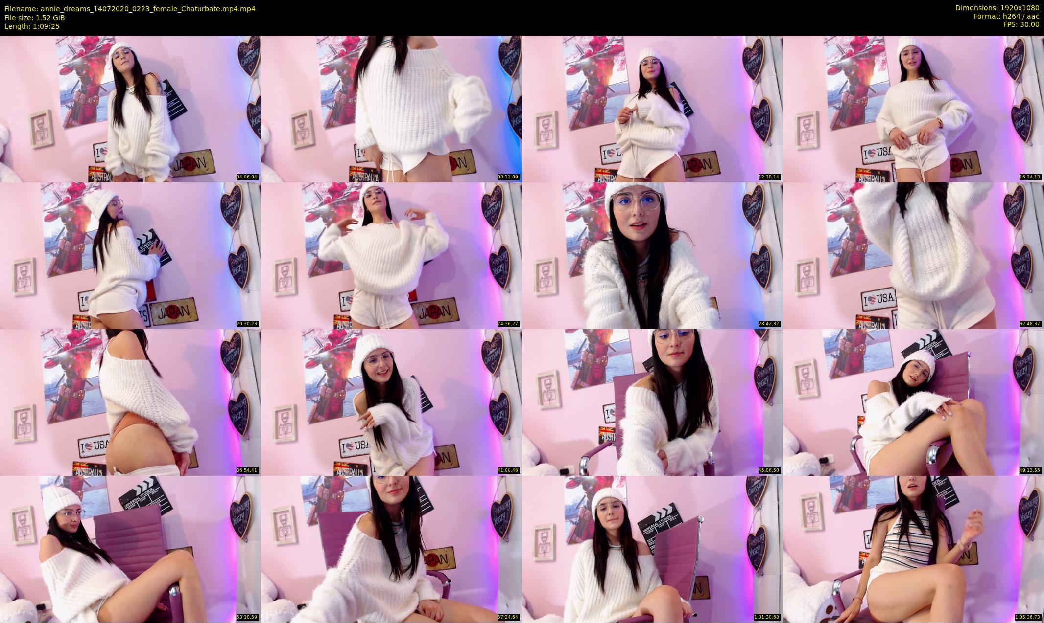 annie_dreams — 70 minute Chaturbate female cam show recording, 1080p, Jul 14, 2020