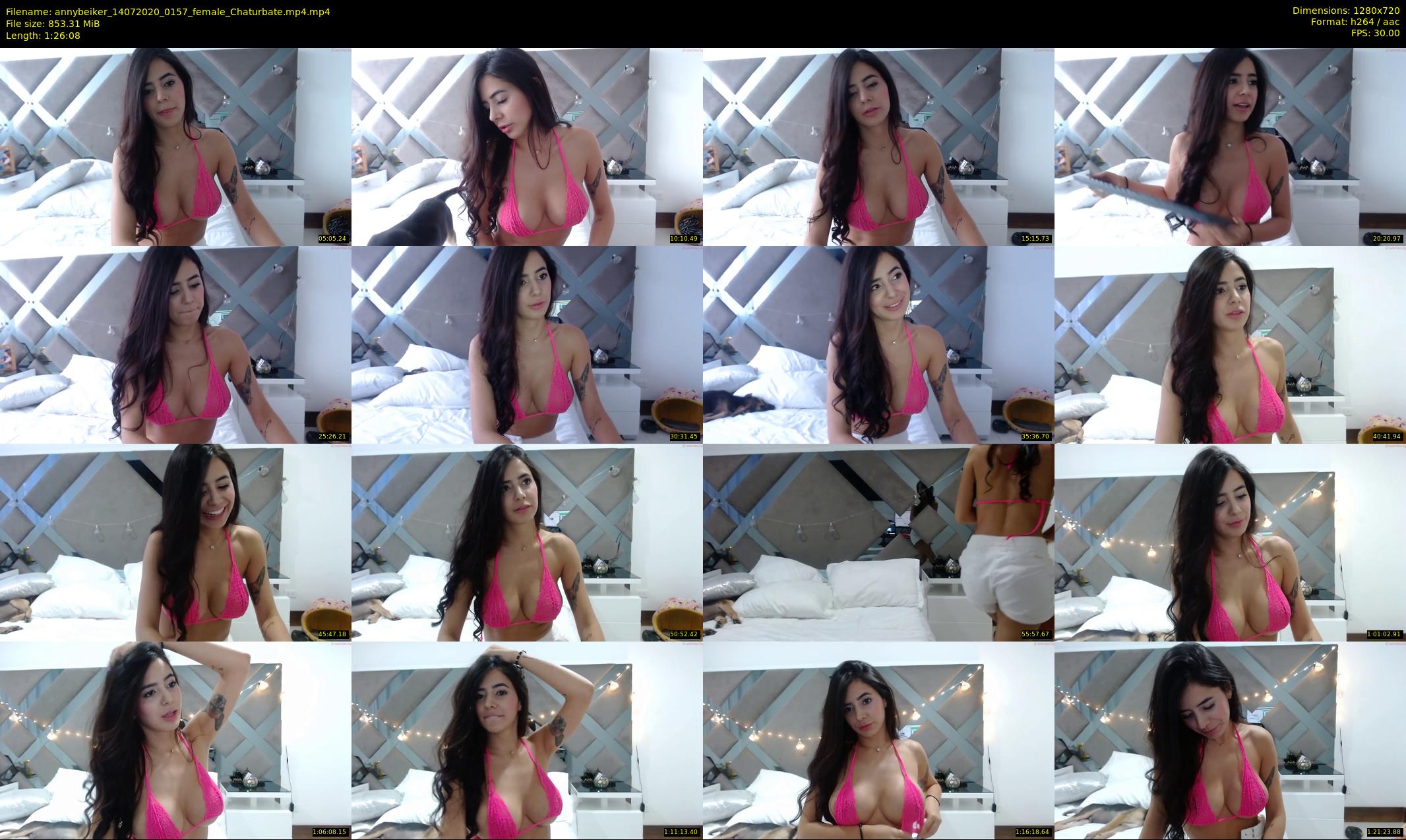 annybeiker — 87 minute Chaturbate female cam show recording, 720p, Jul 14, 2020