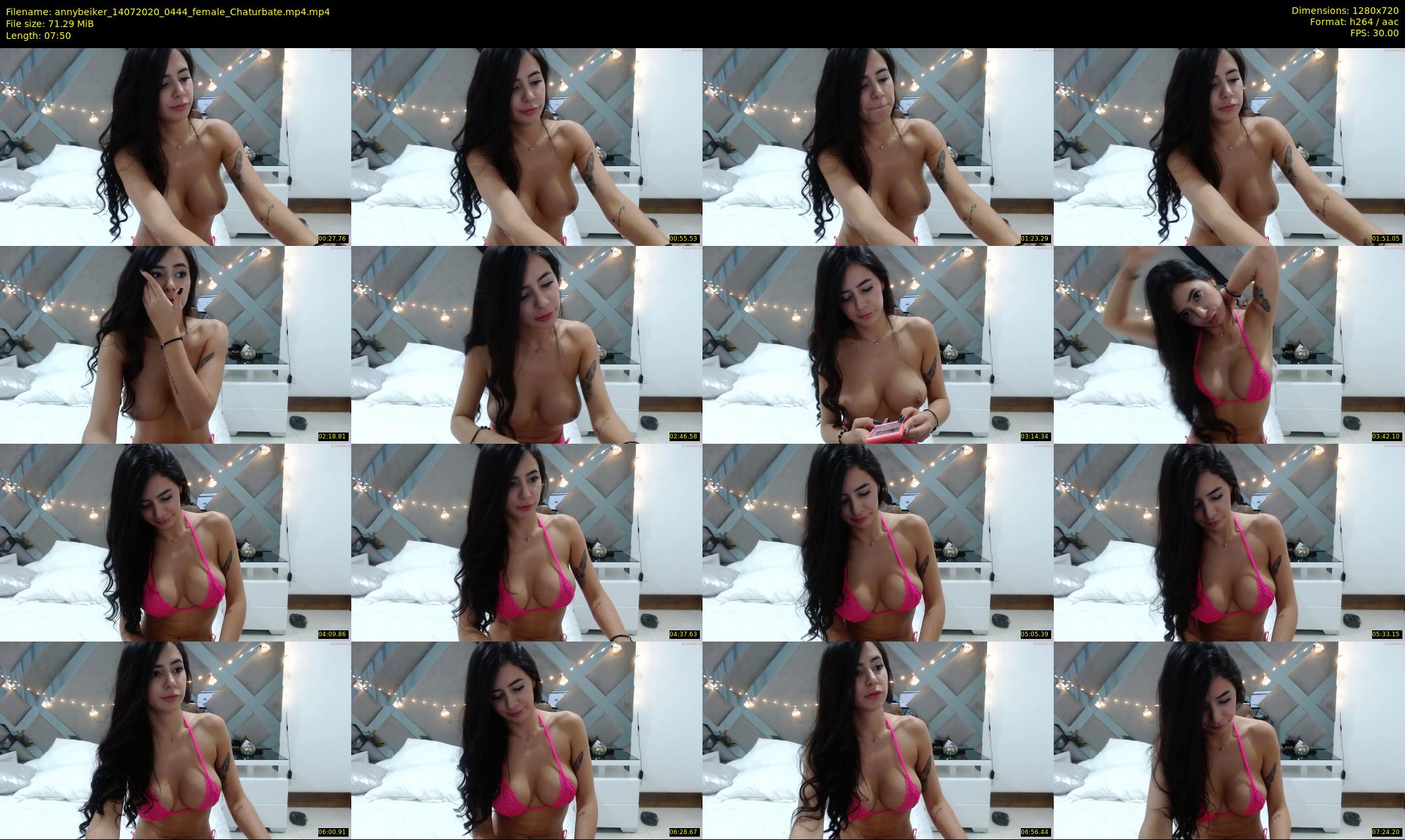 annybeiker — 8 minute Chaturbate female cam show recording, 720p, Jul 14, 2020