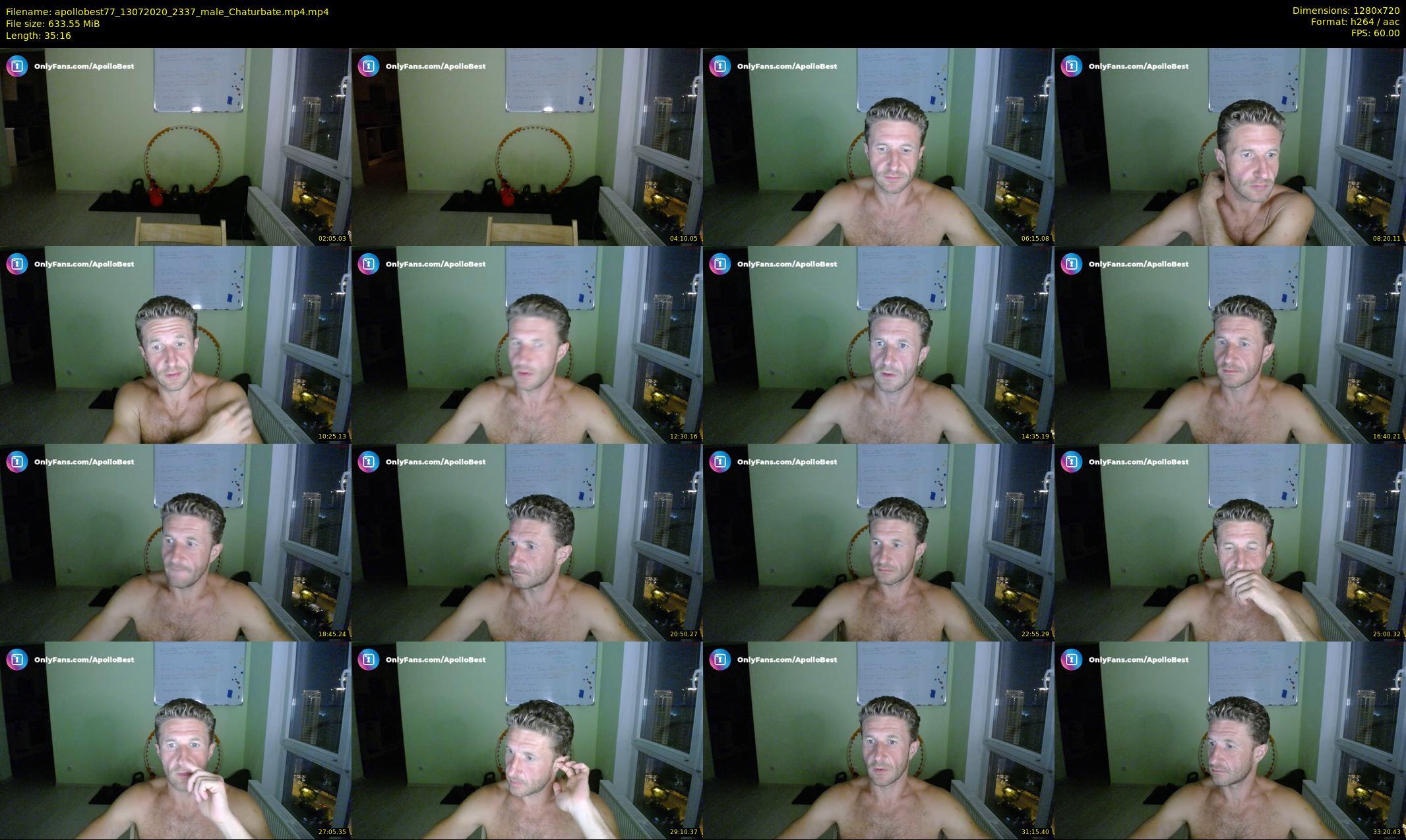 apollobest77 — 36 minute Chaturbate male cam show recording, 720p, Jul 13, 2020