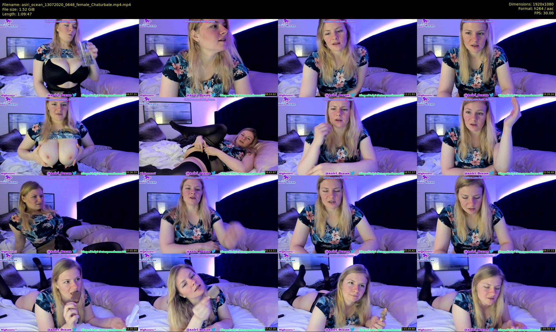 asiri_ocean — 70 minute Chaturbate female cam show recording, 1080p, Jul 13, 2020