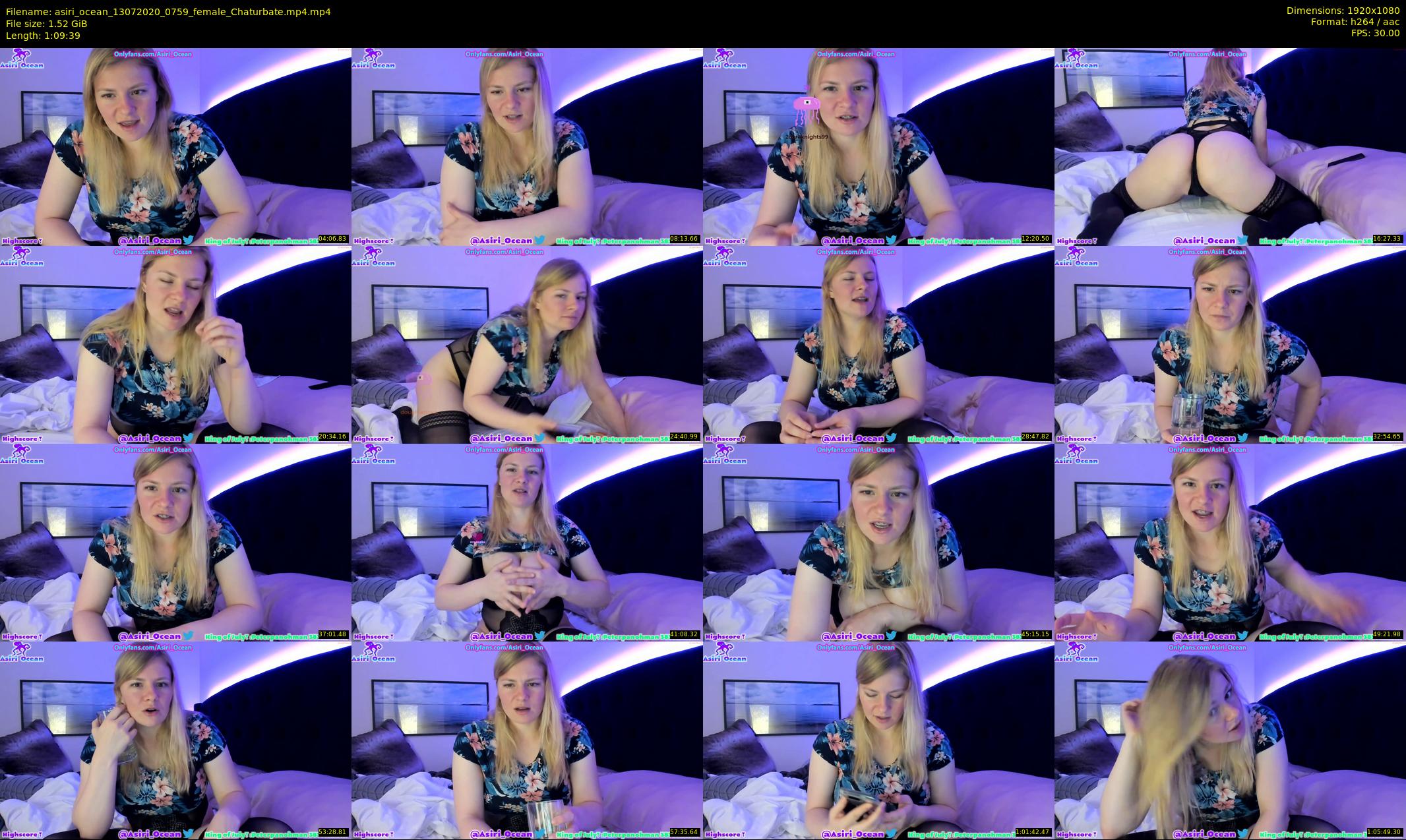 asiri_ocean — 70 minute Chaturbate female cam show recording, 1080p, Jul 13, 2020
