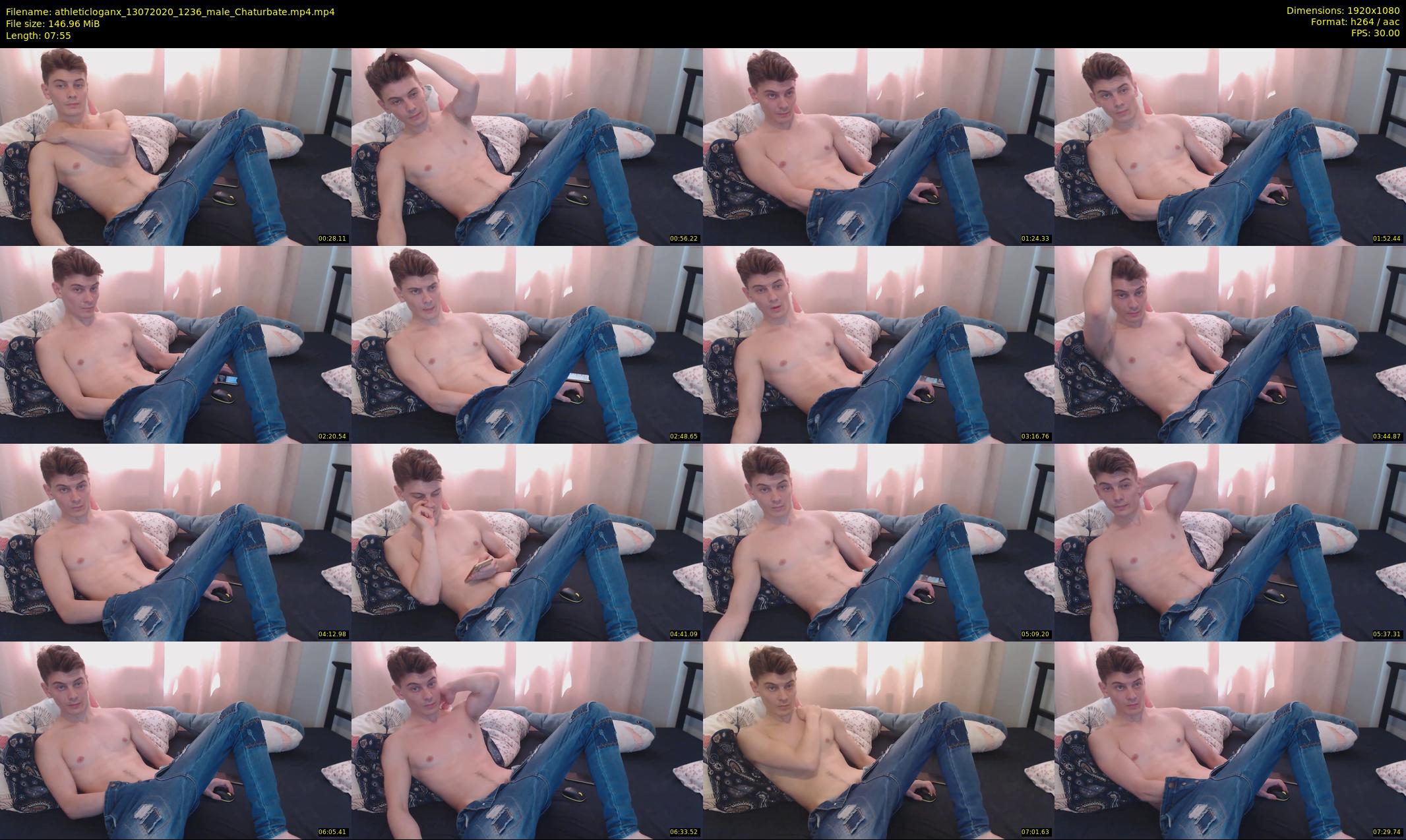 athleticloganx — 8 minute Chaturbate male cam show recording, 1080p, Jul 13, 2020