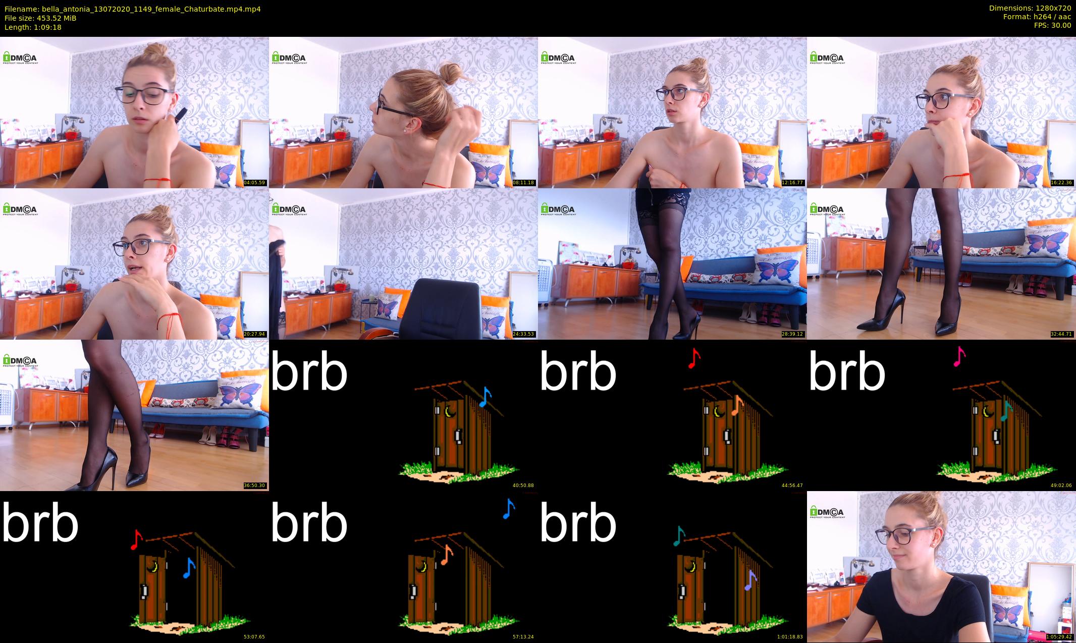 bella_antonia — 70 minute Chaturbate female cam show recording, 720p, Jul 13, 2020