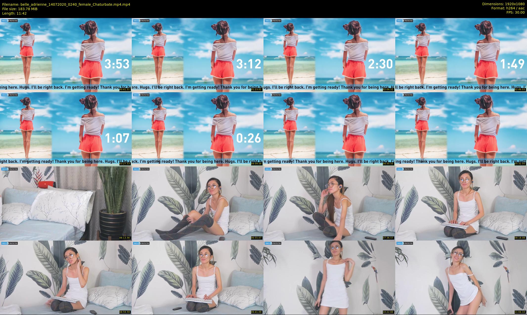 belle_adrienne — 12 minute Chaturbate couple cam show recording, 1080p, Jul 14, 2020