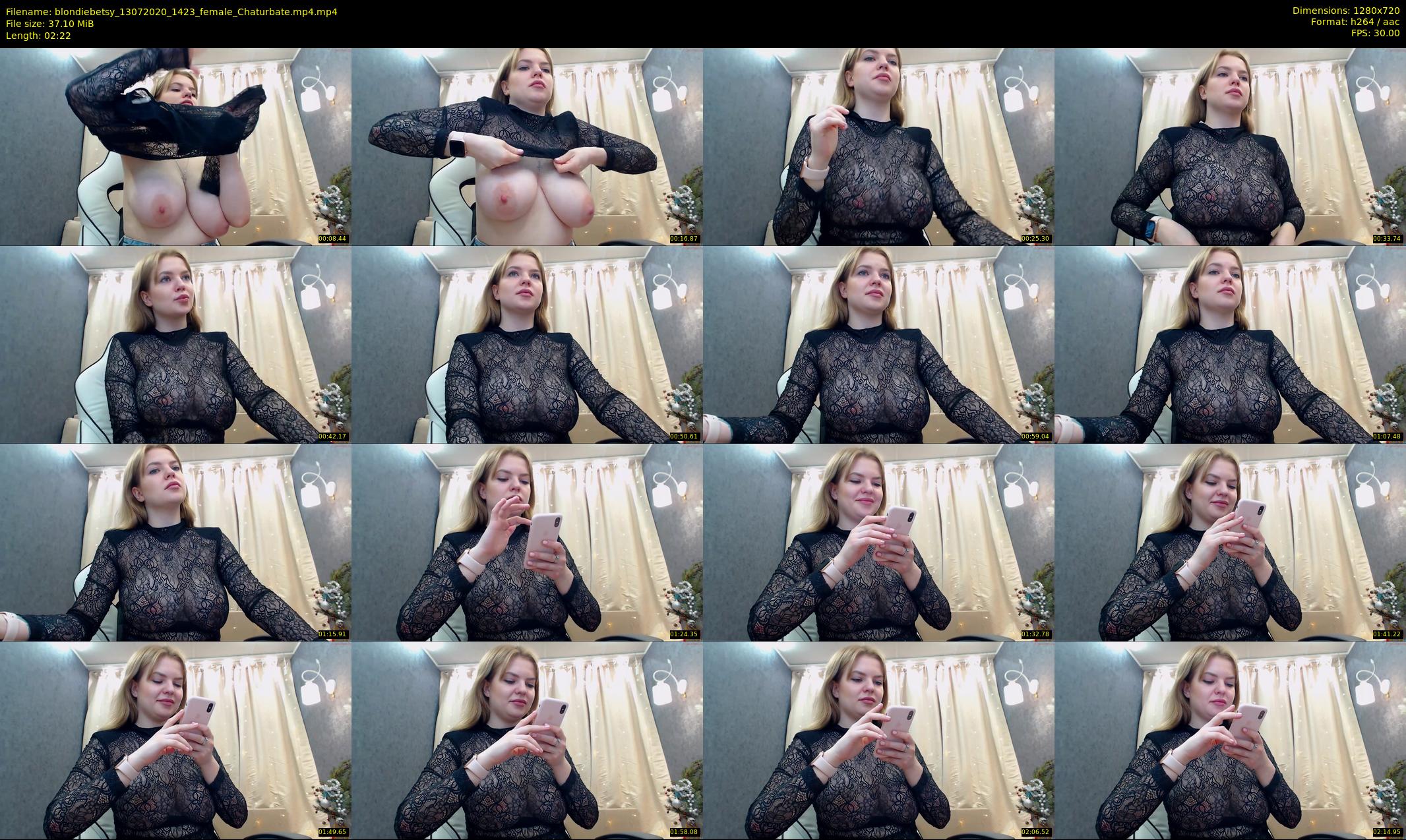 blondiebetsy — 3 minute Chaturbate female cam show recording, 720p, Jul 13, 2020