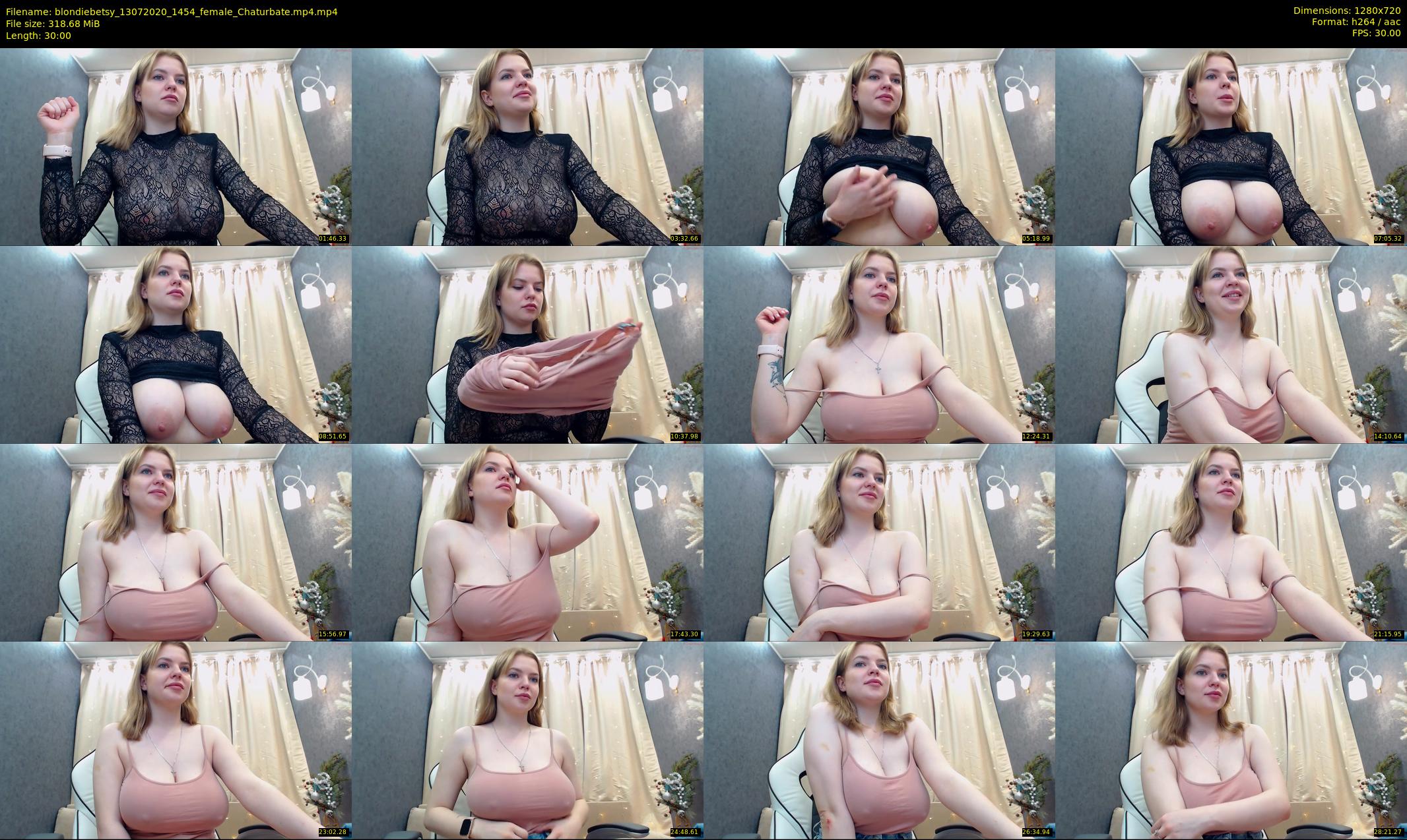 blondiebetsy — 30 minute Chaturbate female cam show recording, 720p, Jul 13, 2020