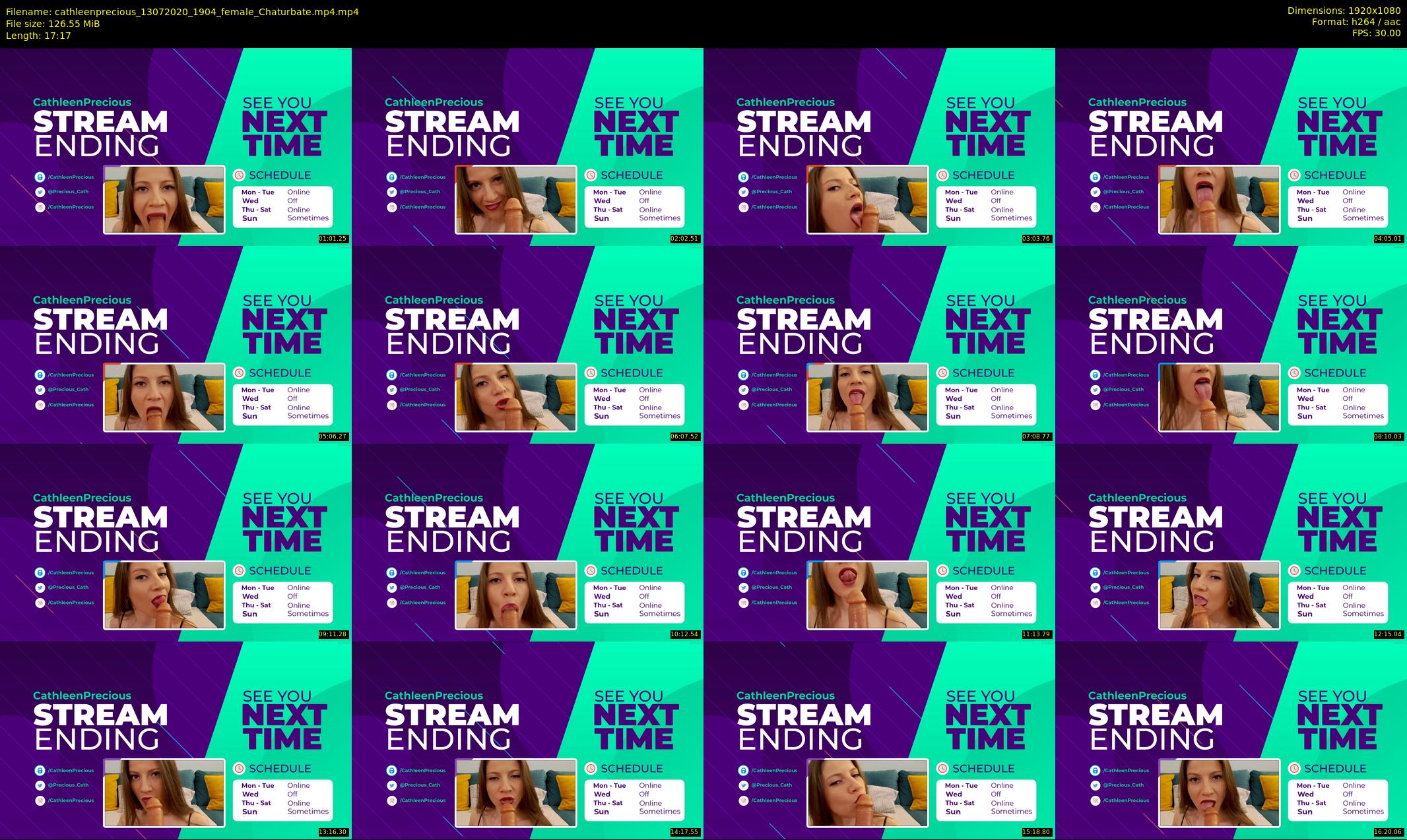 cathleenprecious — 18 minute Chaturbate female cam show recording, 1080p, Jul 13, 2020