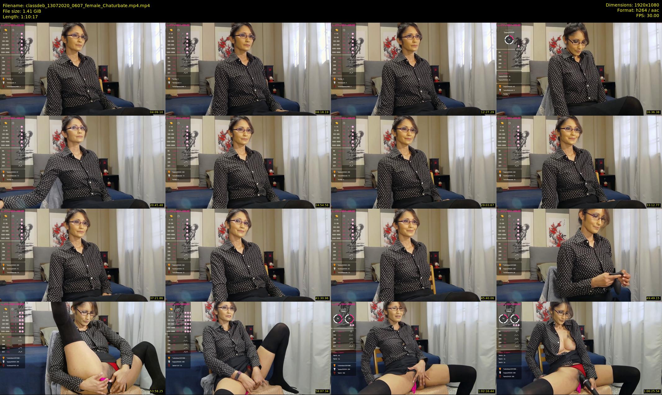 classdeb — 71 minute Chaturbate female cam show recording, 1080p, Jul 13, 2020