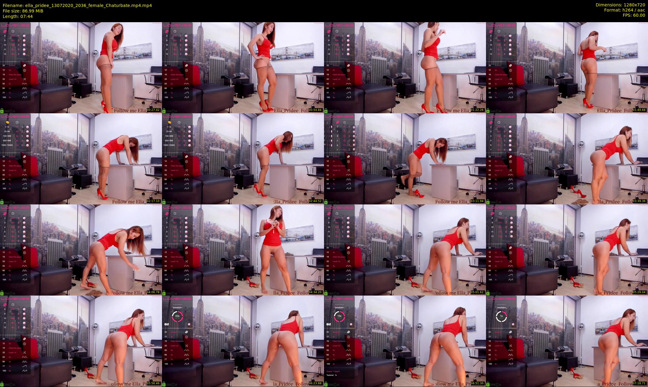 ella_pridee — 8 minute Chaturbate female cam show recording, 720p, Jul 13, 2020