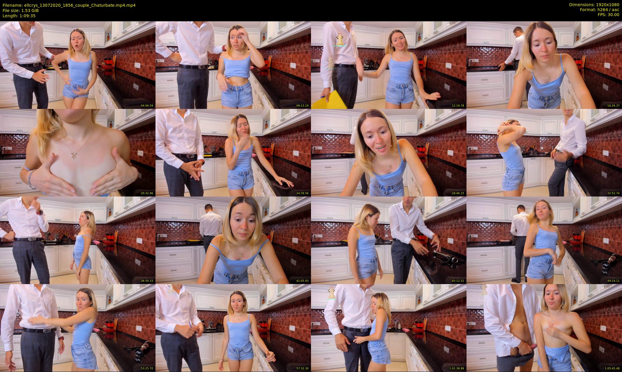 ellcrys — 70 minute Chaturbate couple cam show recording, 1080p, Jul 13, 2020
