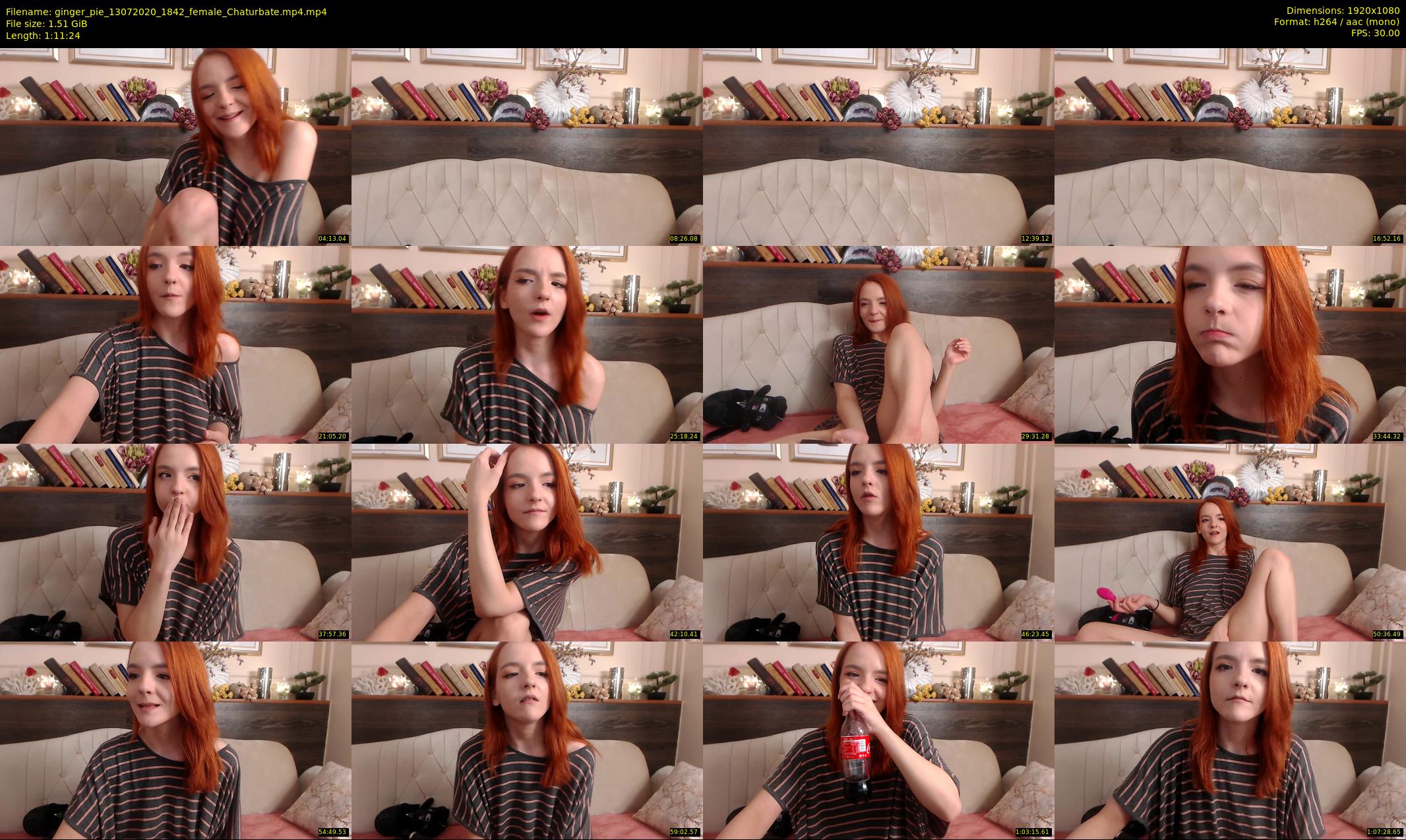 ginger_pie — 72 minute Chaturbate female cam show recording, 1080p, Jul 13, 2020