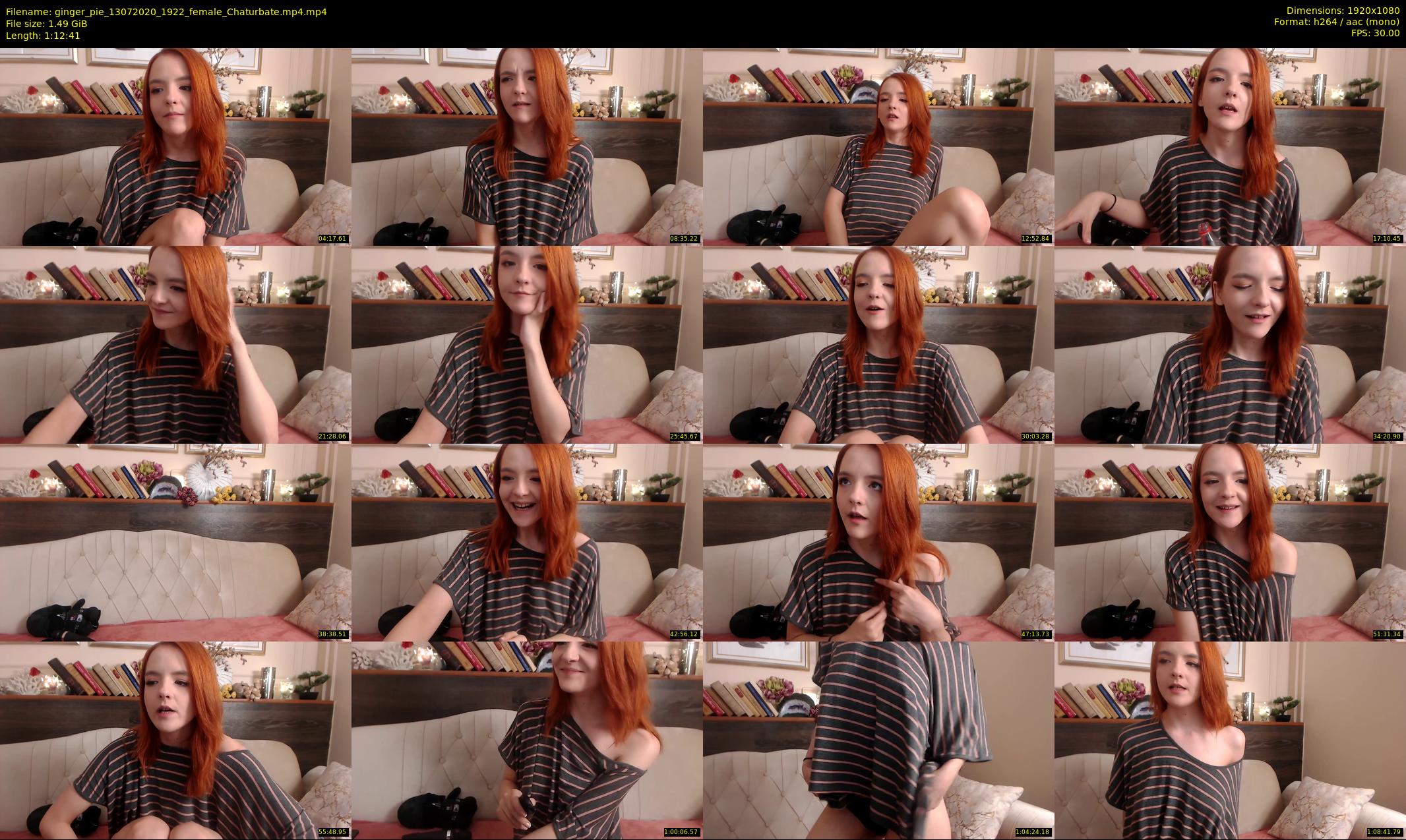 ginger_pie — 73 minute Chaturbate female cam show recording, 1080p, Jul 13, 2020