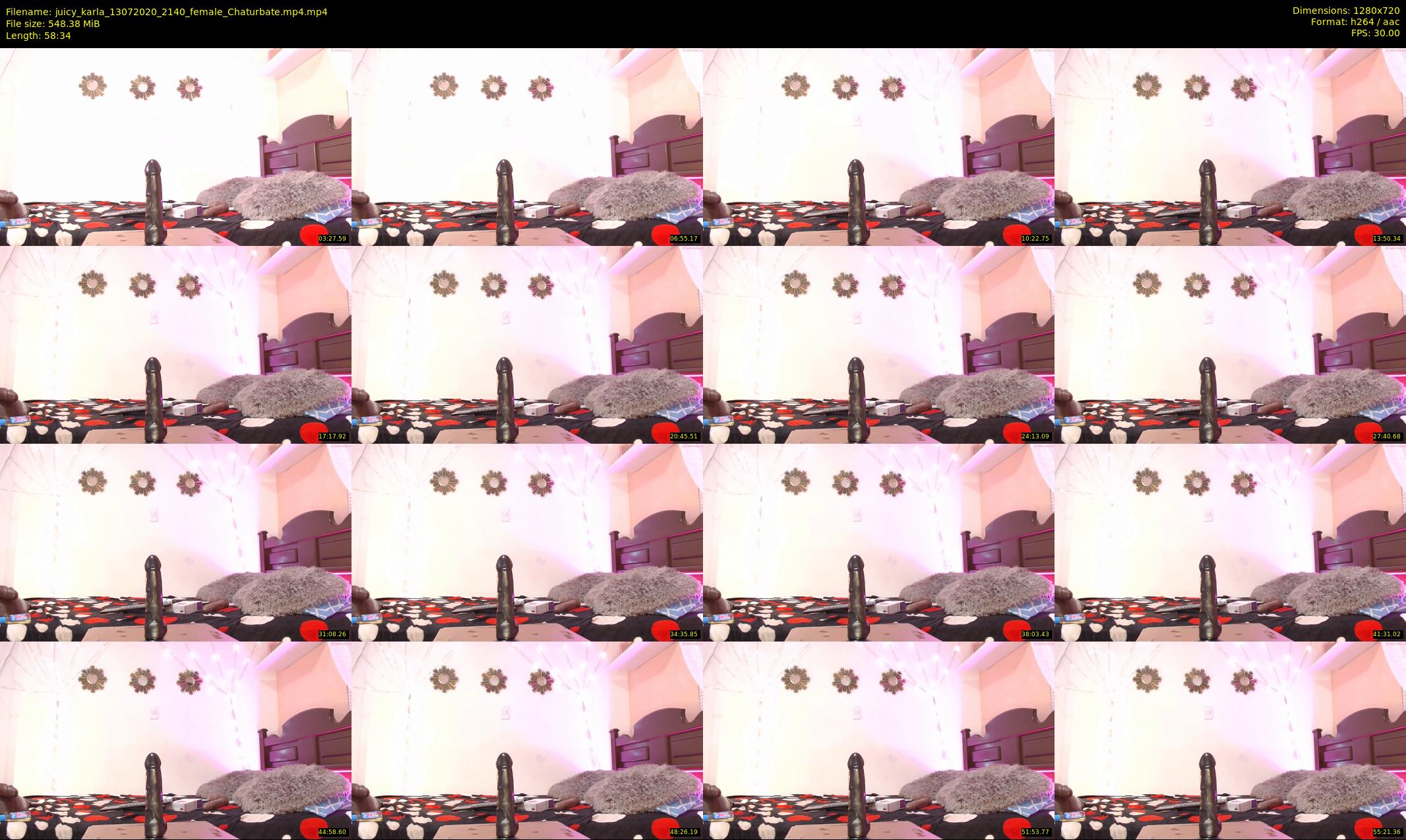 juicy_karla — 59 minute Chaturbate female cam show recording, 720p, Jul 13, 2020