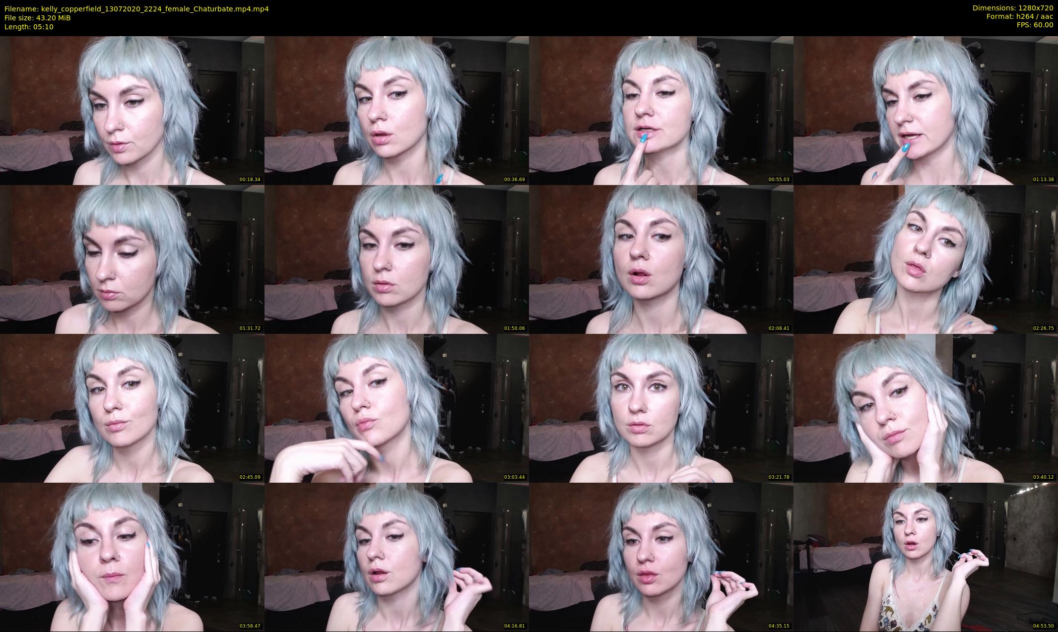 kelly_copperfield — 6 minute Chaturbate female cam show recording, 720p, Jul 13, 2020