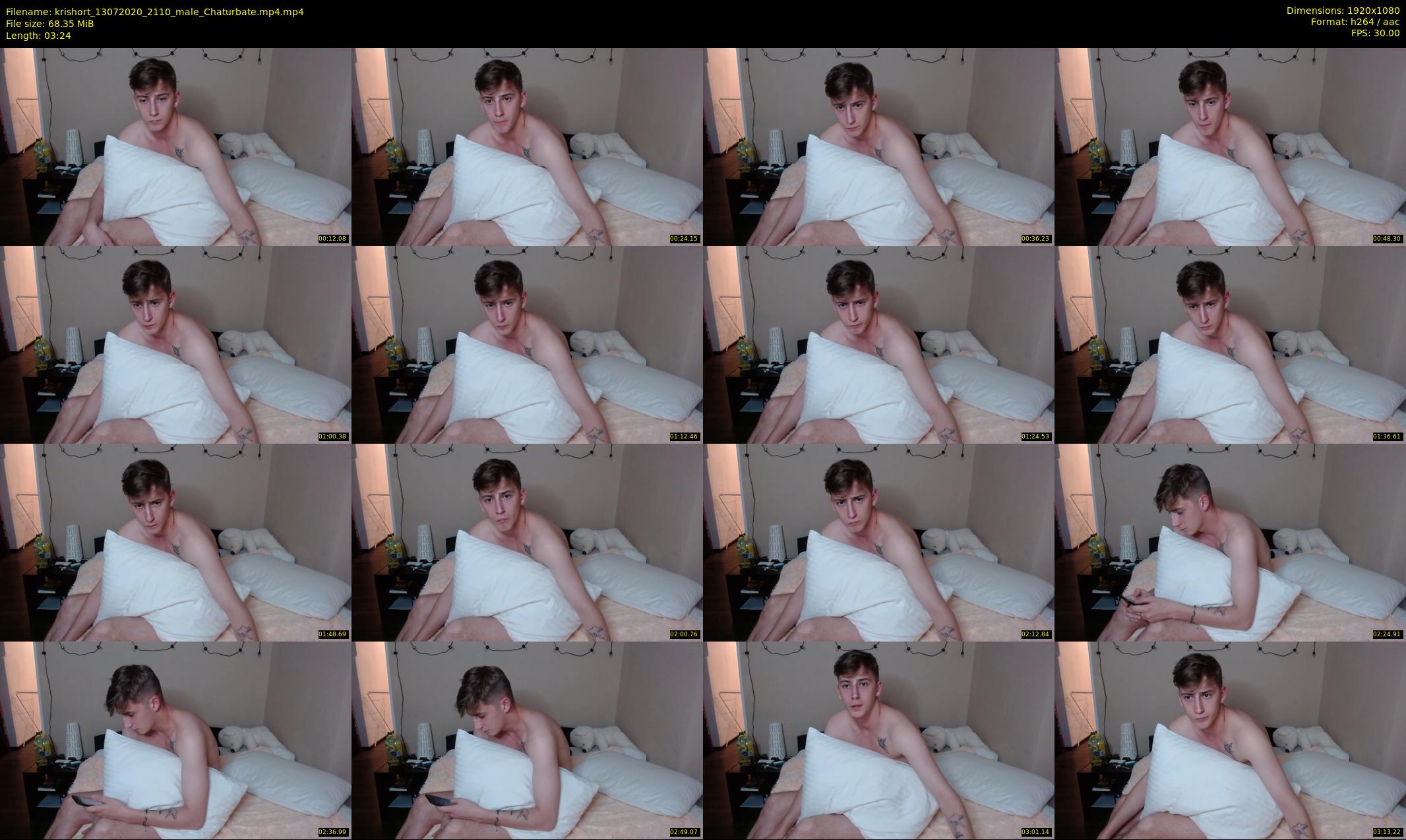 krishort — 4 minute Chaturbate male cam show recording, 1080p, Jul 13, 2020