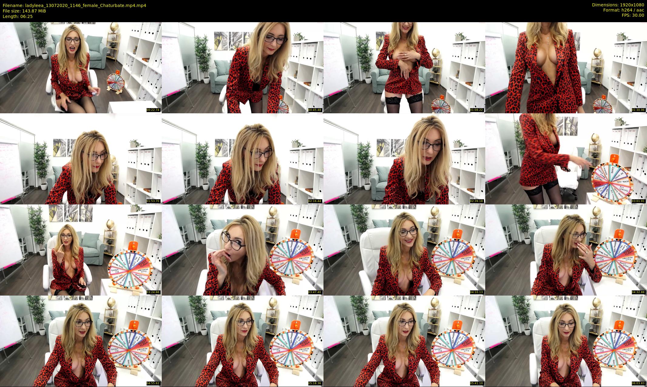 ladyleea — 7 minute Chaturbate female cam show recording, 1080p, Jul 13, 2020