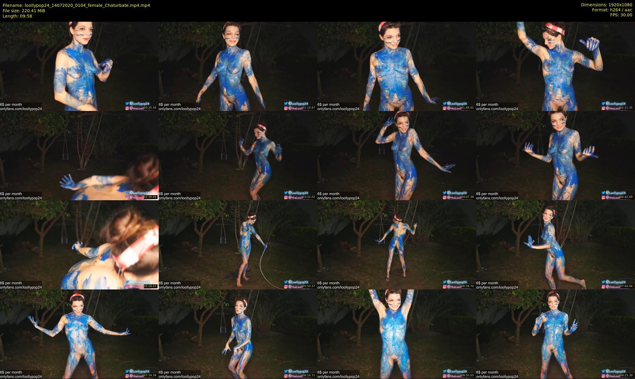loollypop24 — 10 minute Chaturbate female cam show recording, 1080p, Jul 14, 2020