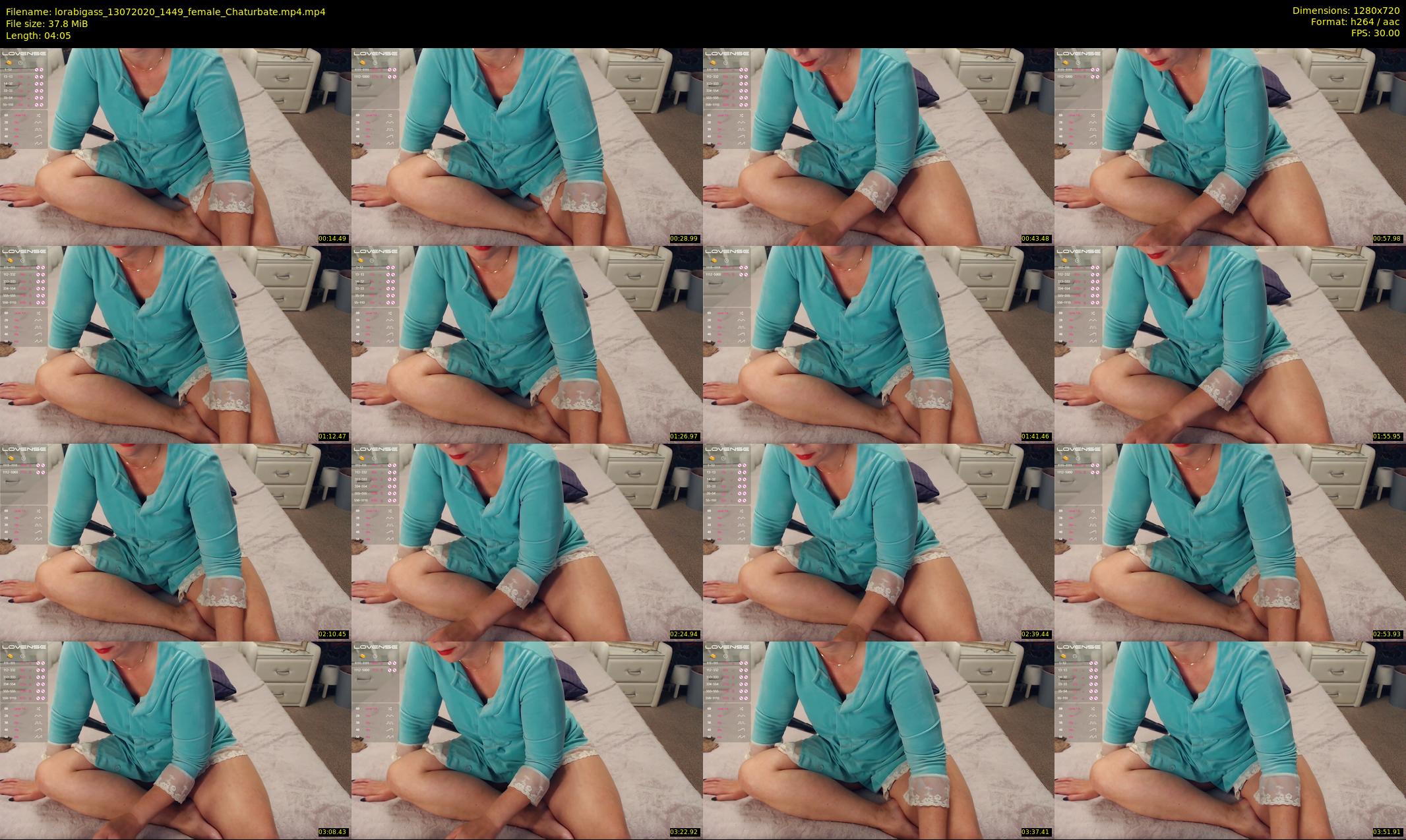 lorabigass — 5 minute Chaturbate female cam show recording, 720p, Jul 13, 2020