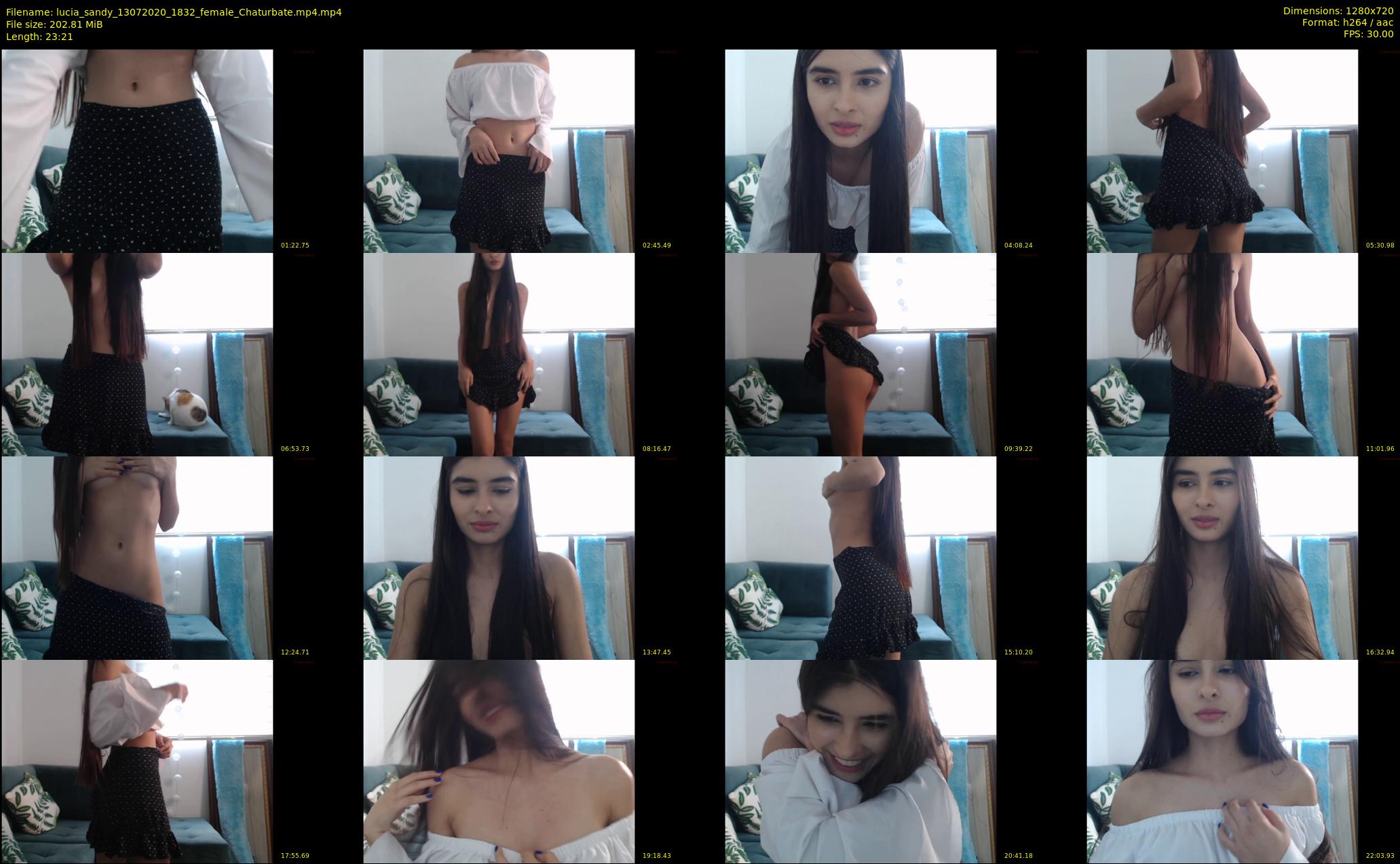 lucia_sandy — 24 minute Chaturbate female cam show recording, 720p, Jul 13, 2020