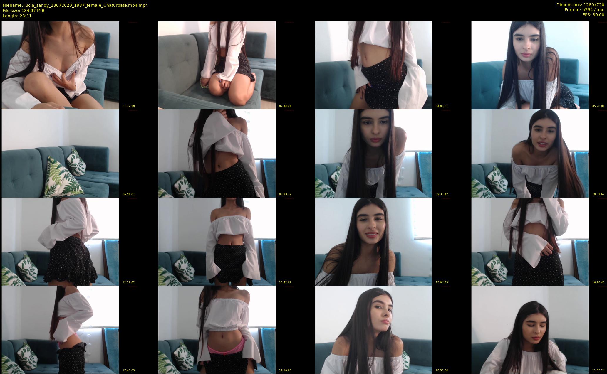 lucia_sandy — 24 minute Chaturbate female cam show recording, 720p, Jul 13, 2020