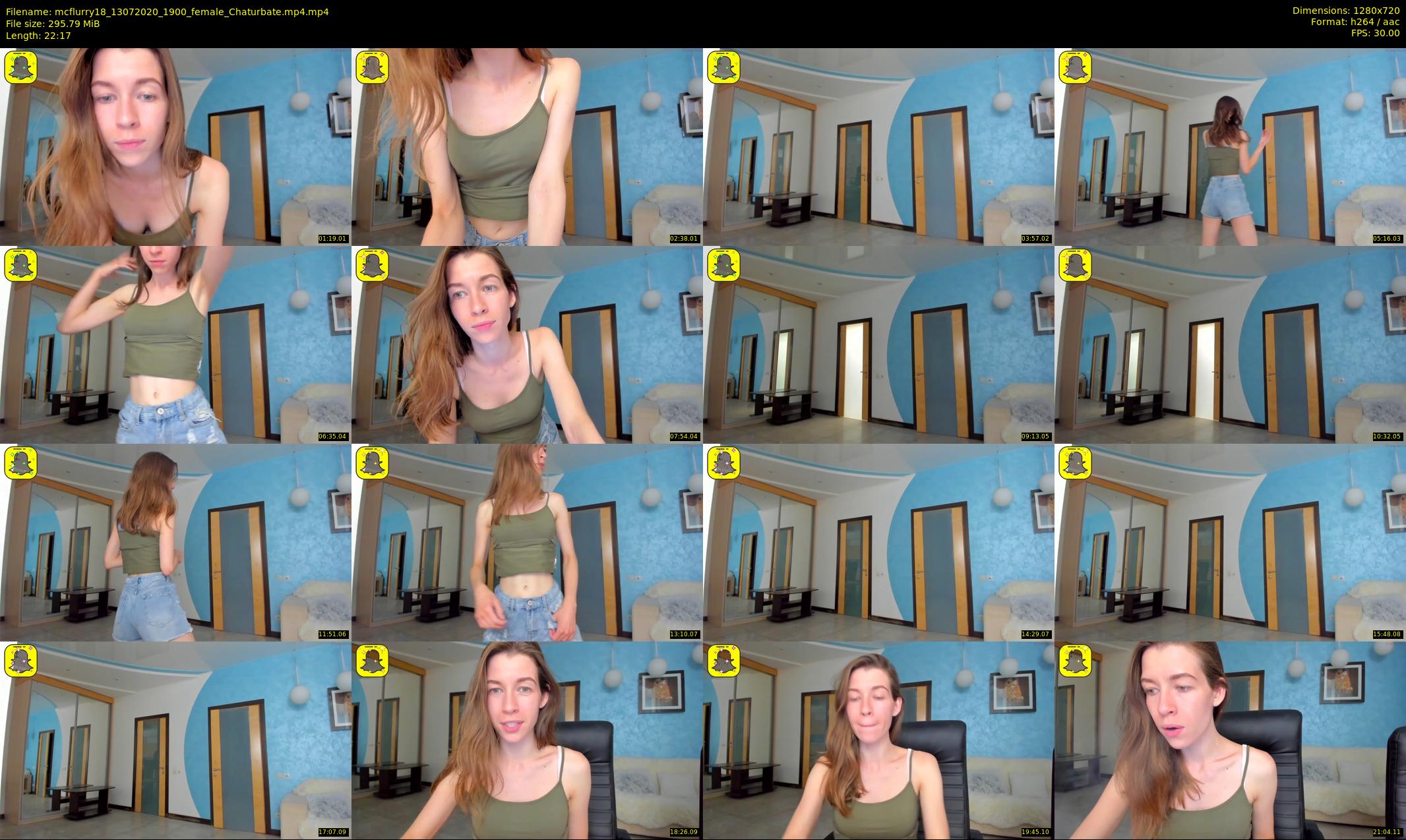 mcflurry18 — 23 minute Chaturbate female cam show recording, 720p, Jul 13, 2020