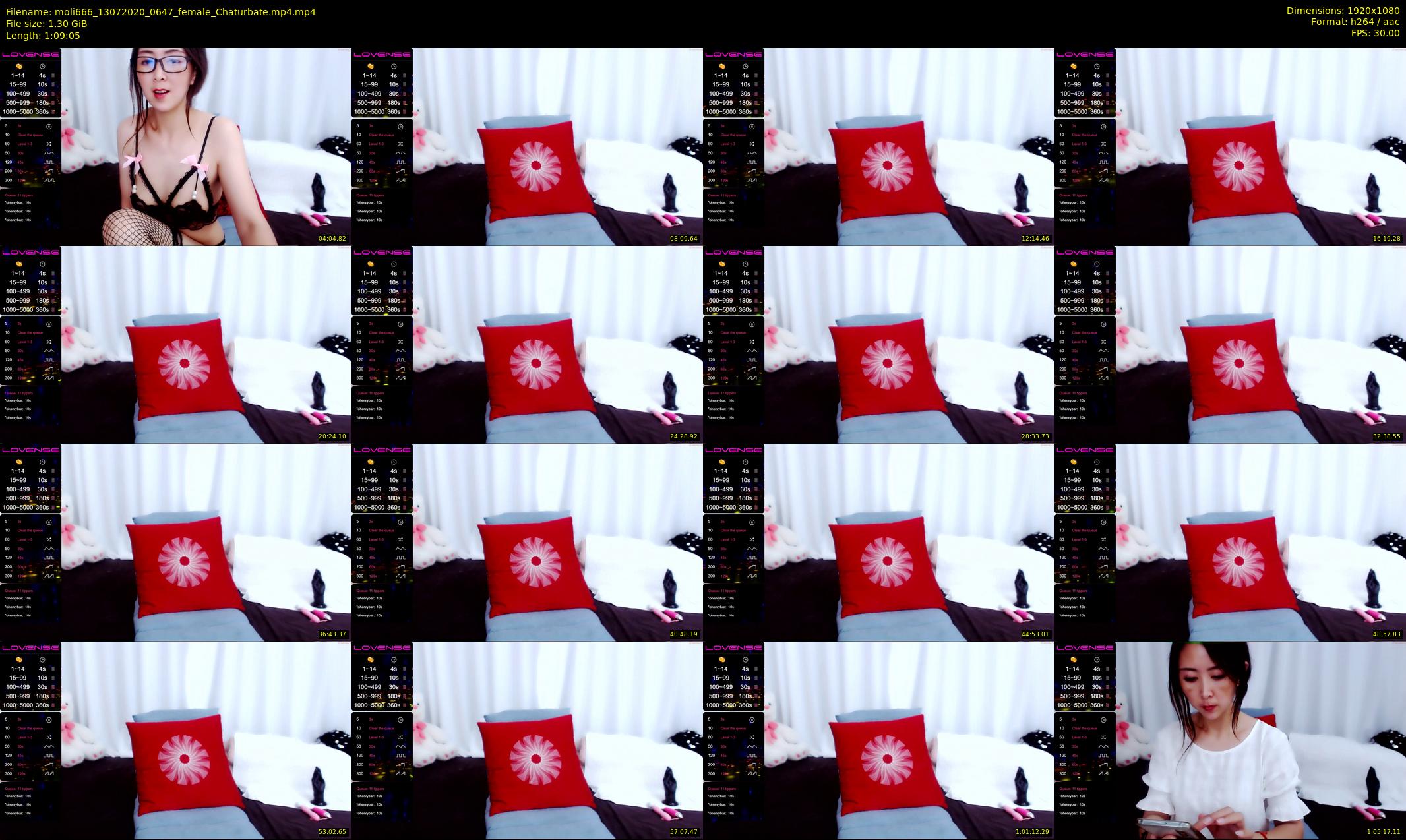 moli666 — 70 minute Chaturbate female cam show recording, 1080p, Jul 13, 2020