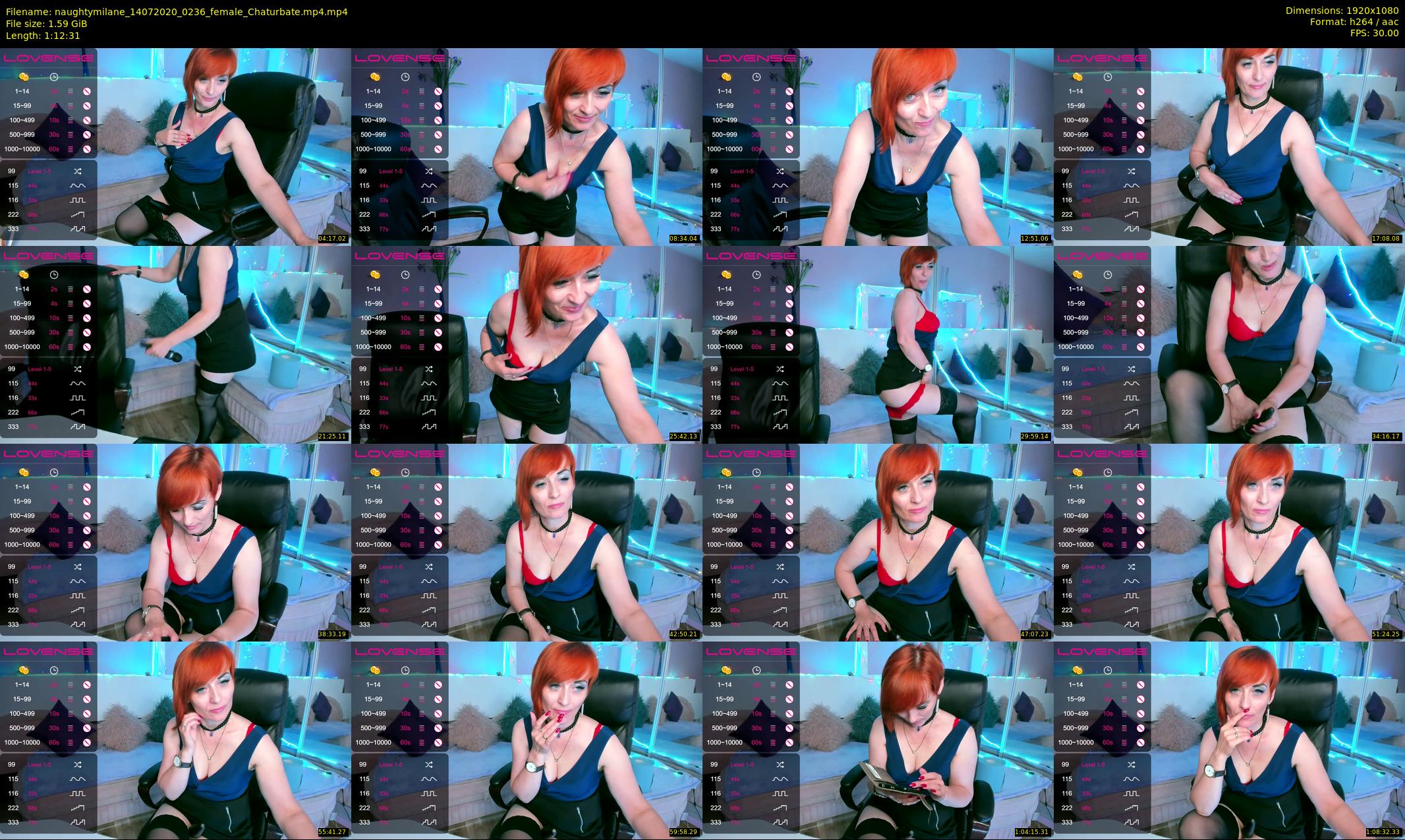 naughtymilane — 73 minute Chaturbate female cam show recording, 1080p, Jul 14, 2020