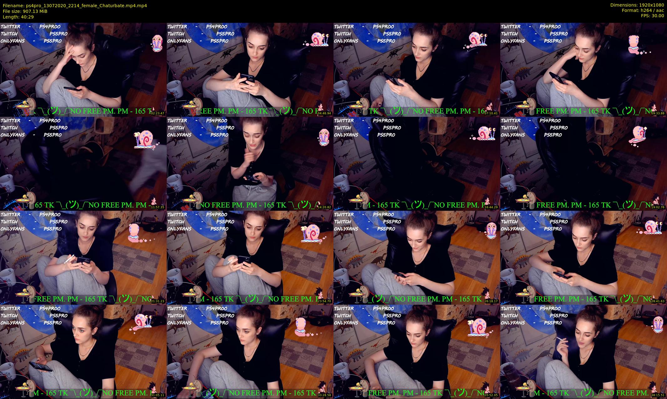 ps4pro — 41 minute Chaturbate female cam show recording, 1080p, Jul 13, 2020
