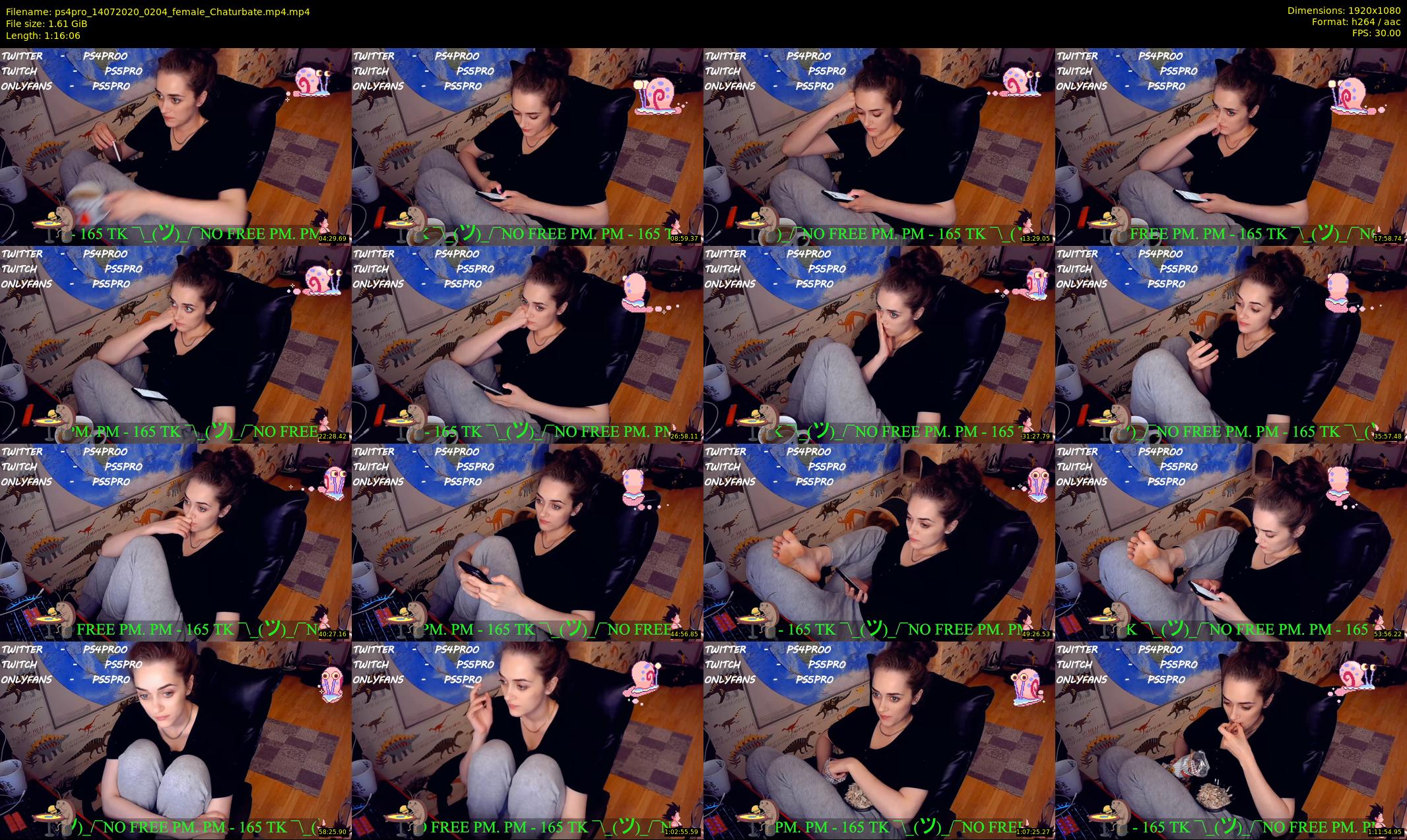 ps4pro — 77 minute Chaturbate female cam show recording, 1080p, Jul 14, 2020