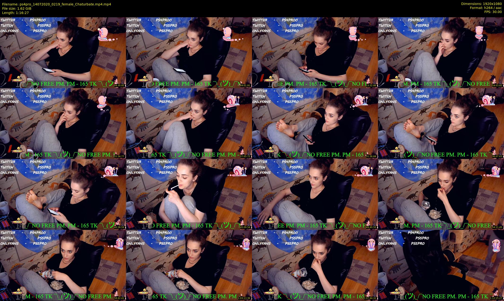 ps4pro — 77 minute Chaturbate female cam show recording, 1080p, Jul 14, 2020