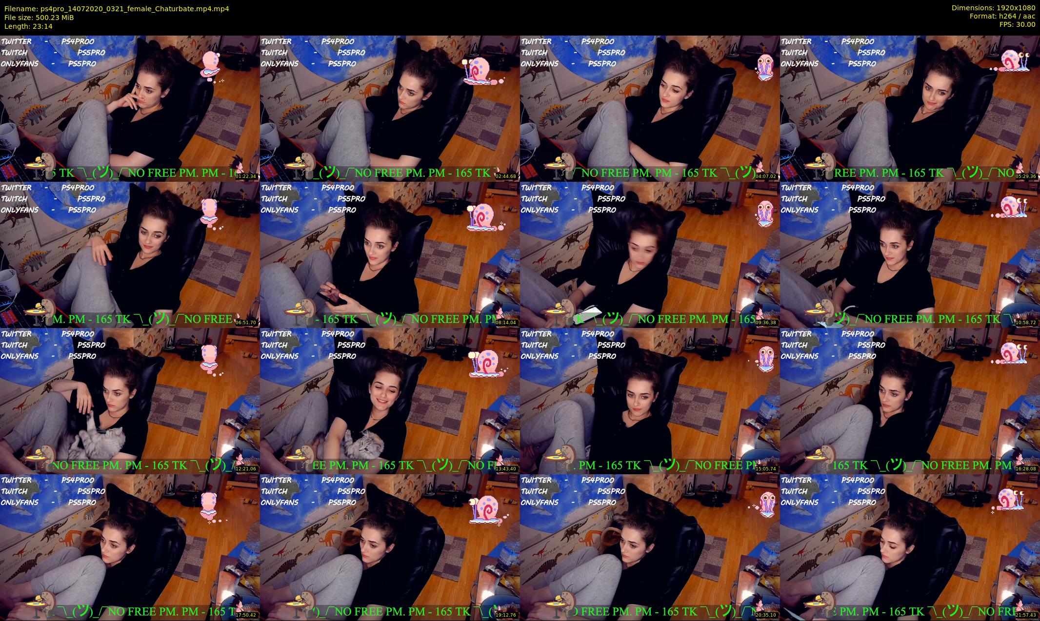 ps4pro — 24 minute Chaturbate female cam show recording, 1080p, Jul 14, 2020