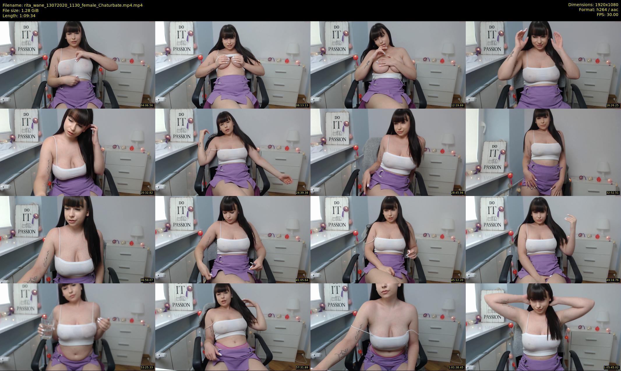 rita_wane — 70 minute Chaturbate female cam show recording, 1080p, Jul 13, 2020