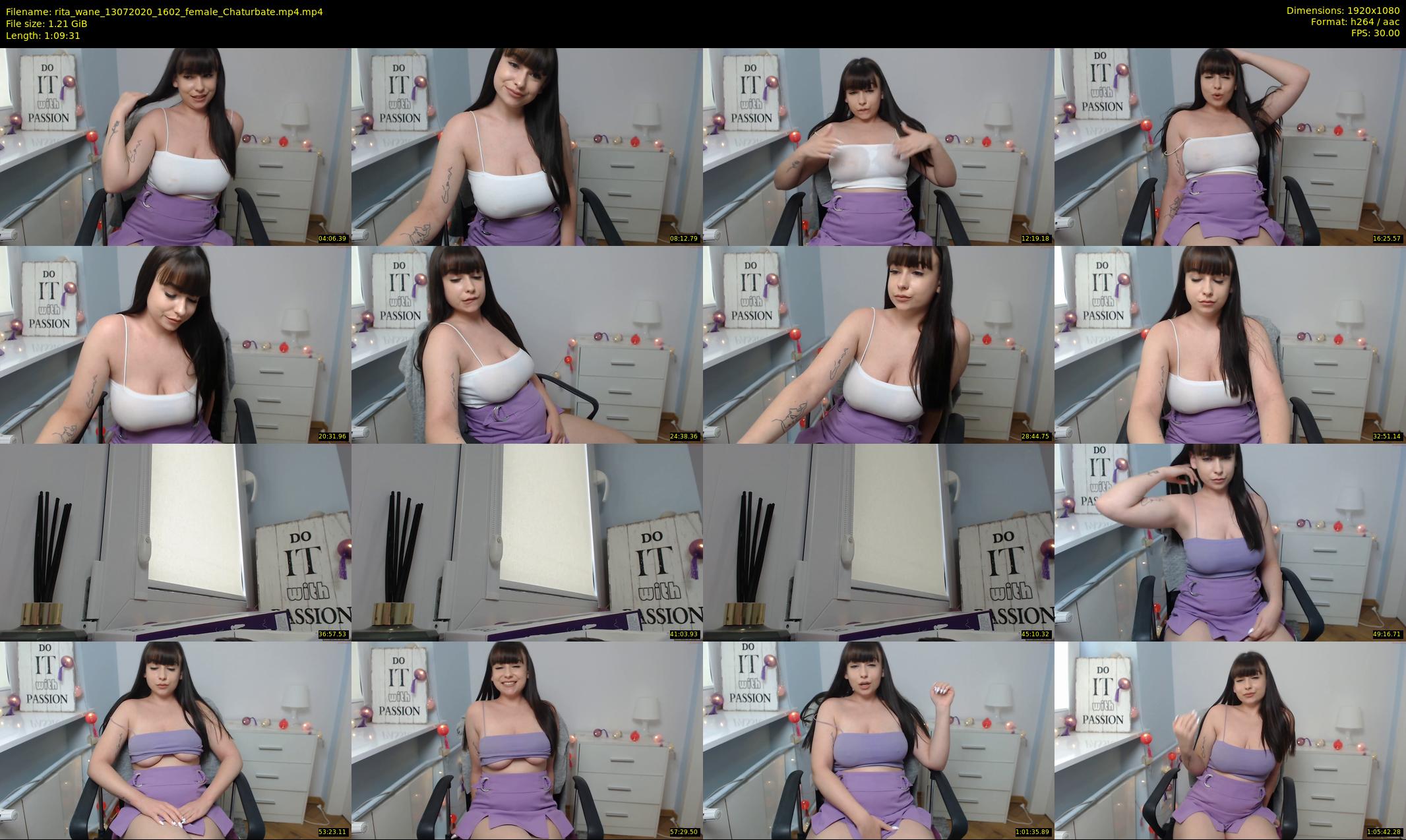 rita_wane — 70 minute Chaturbate female cam show recording, 1080p, Jul 13, 2020