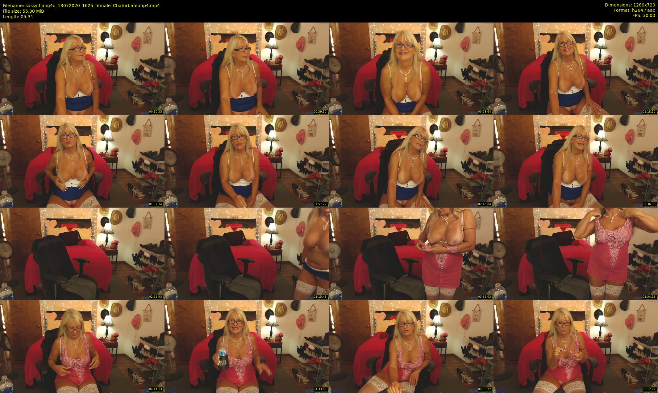 sassythang4u — 6 minute Chaturbate female cam show recording, 720p, Jul 13, 2020