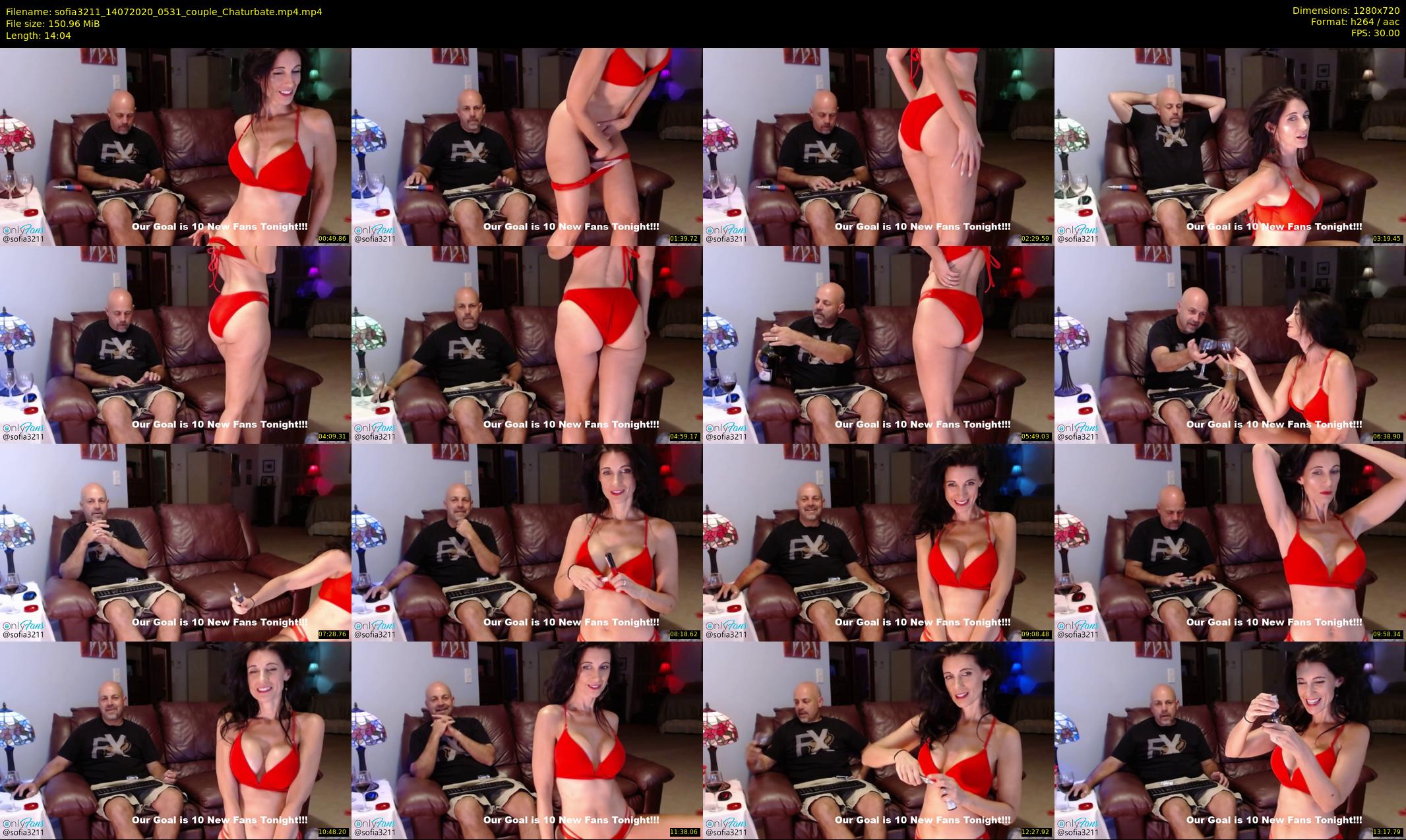 sofia3211 — 15 minute Chaturbate couple cam show recording, 720p, Jul 14, 2020