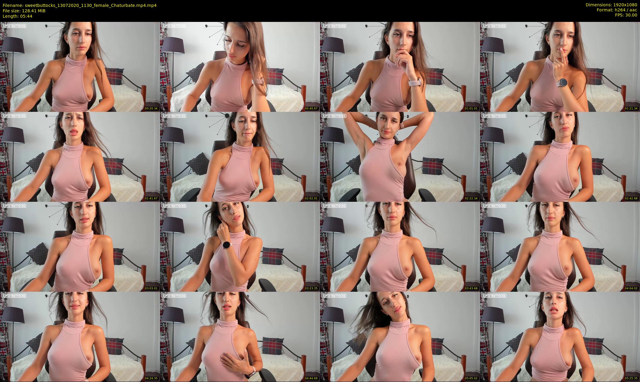 sweetbuttocks — 6 minute Chaturbate female cam show recording, 1080p, Jul 13, 2020