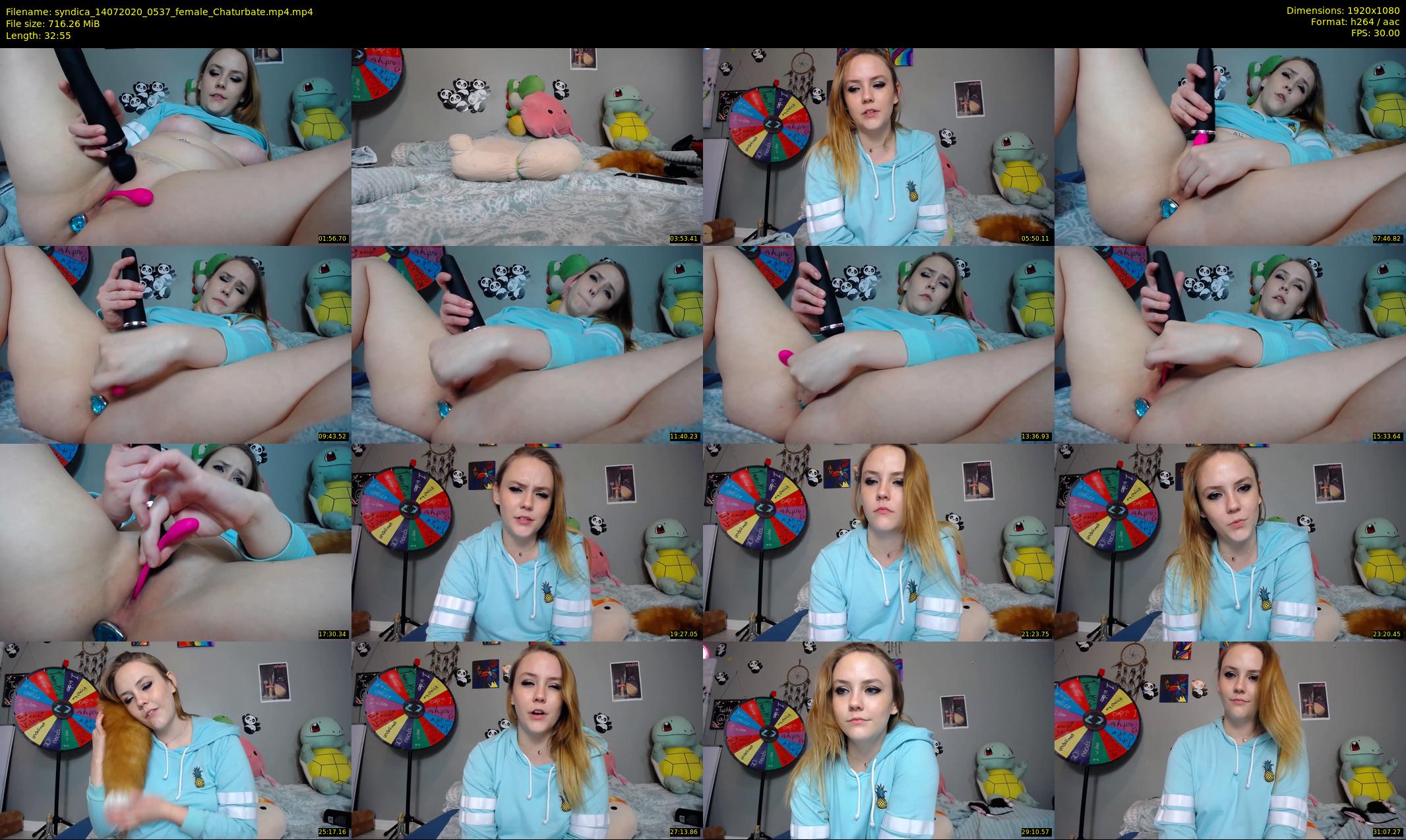 syndica — 33 minute Chaturbate female cam show recording, 1080p, Jul 14, 2020