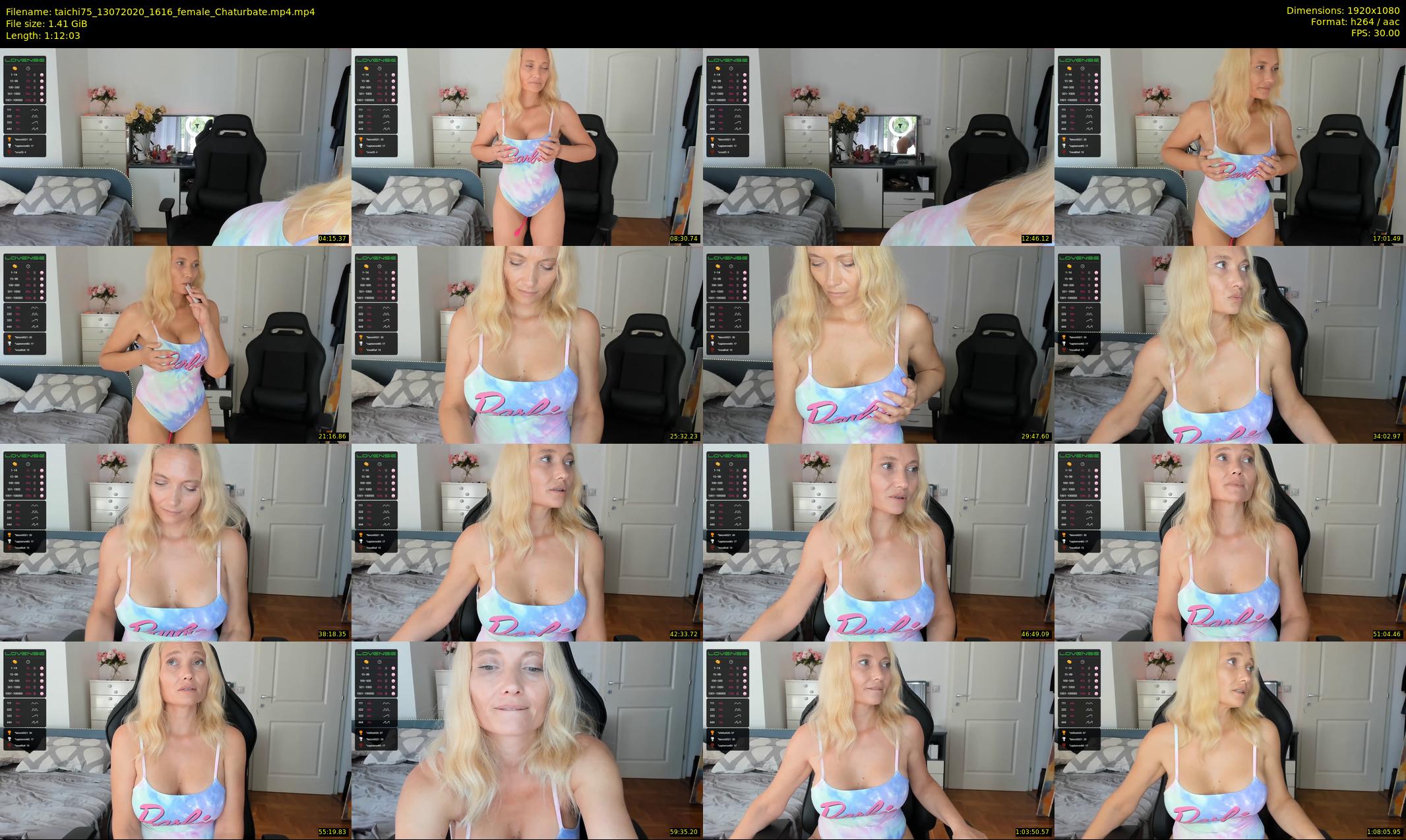 taichi75 — 73 minute Chaturbate female cam show recording, 1080p, Jul 13, 2020
