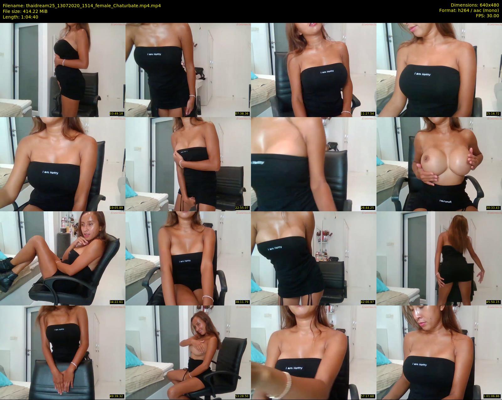thaidream25 — 65 minute Chaturbate female cam show recording, 480p, Jul 13, 2020