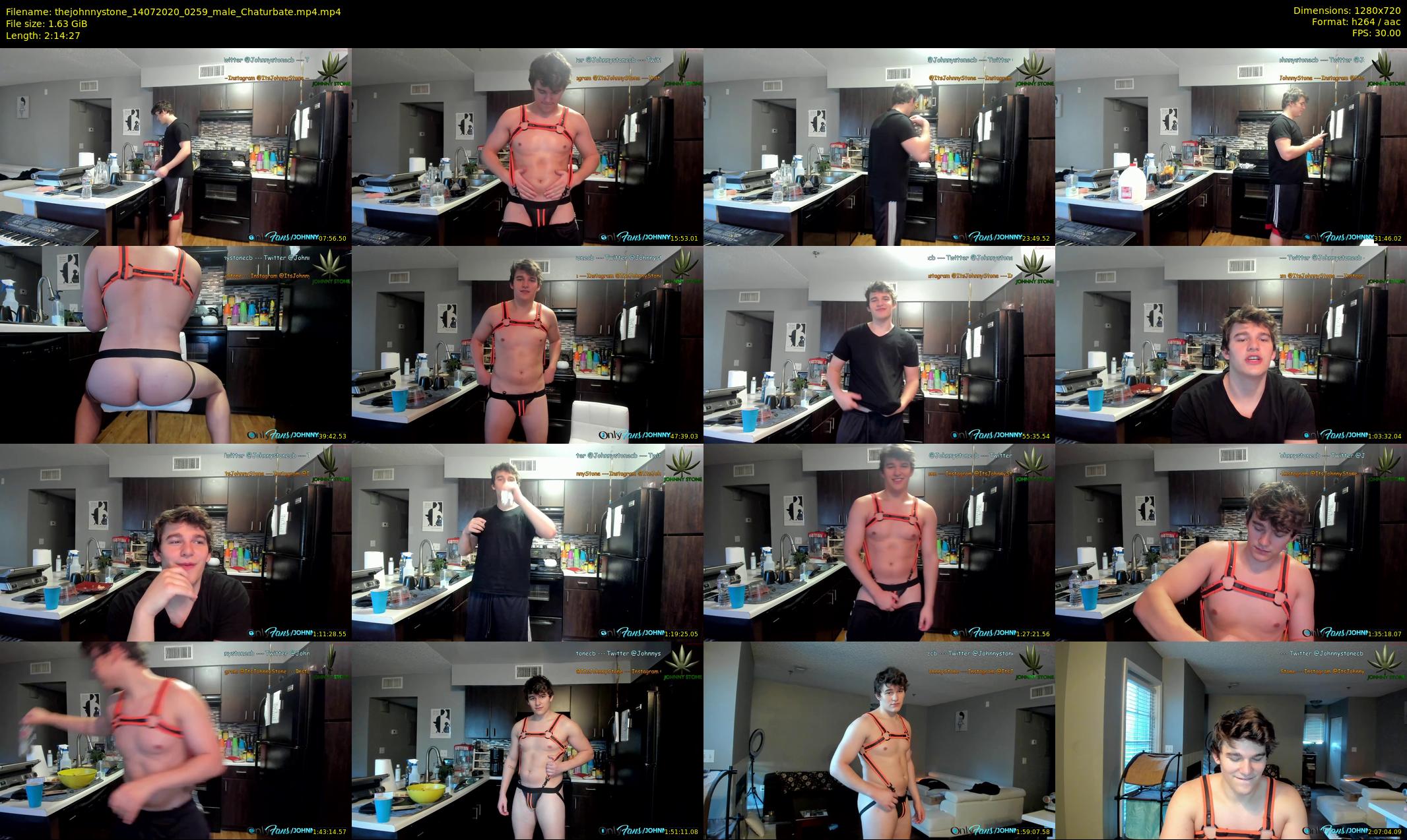 thejohnnystone — 135 minute Chaturbate male cam show recording, 720p, Jul 14, 2020